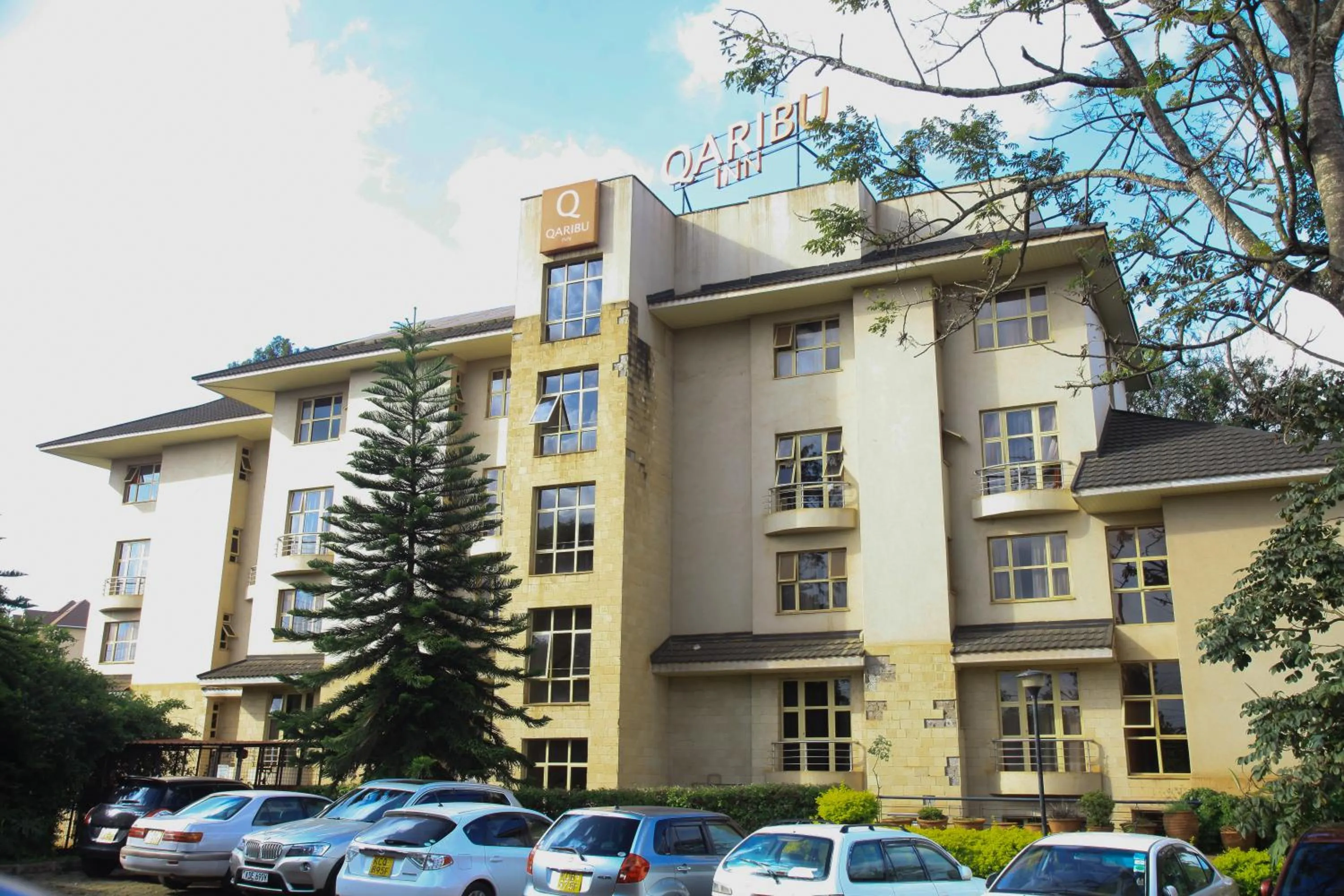 Property building in Qaribu Inn Boutique Hotel Nairobi