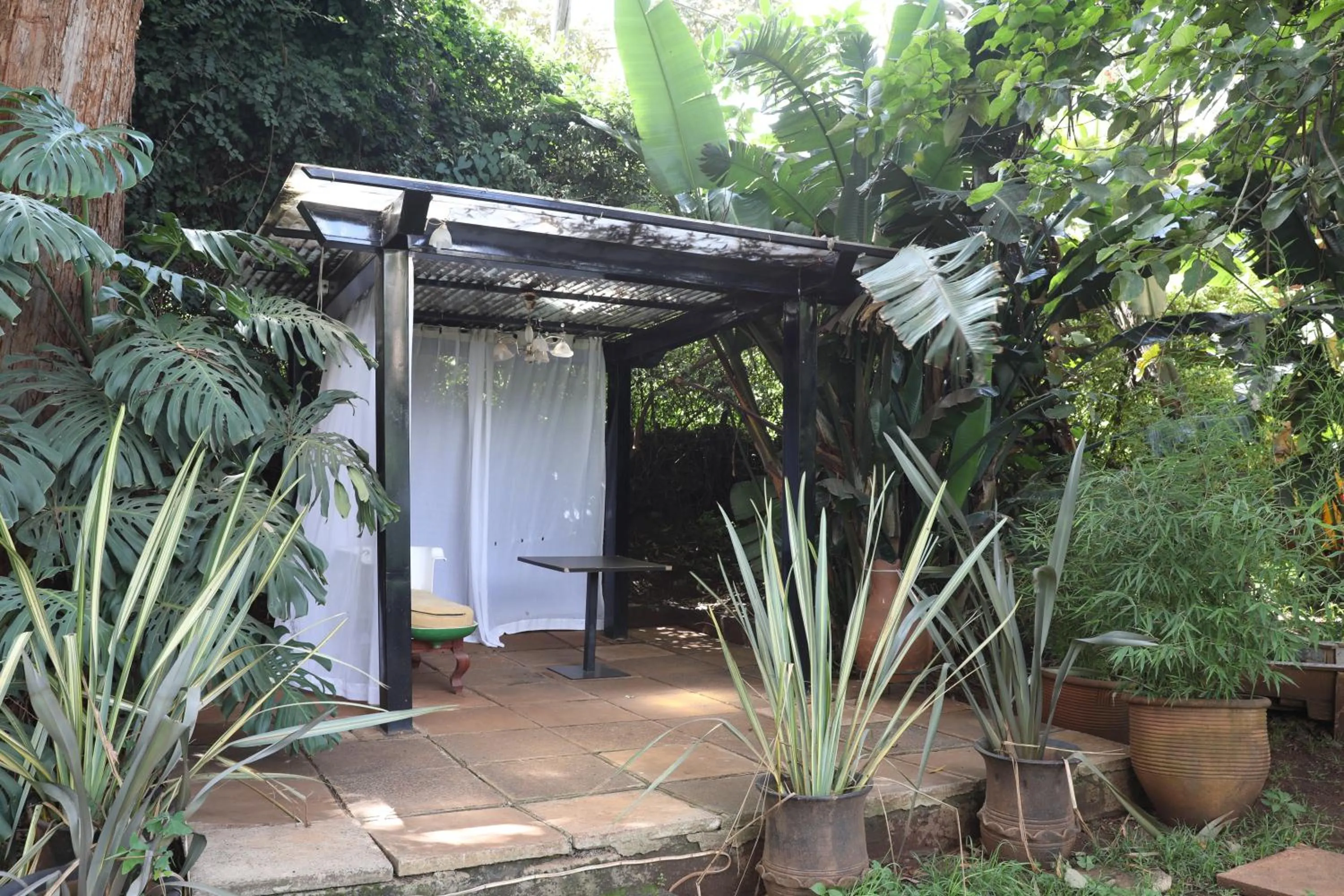 Patio in Qaribu Inn Boutique Hotel Nairobi