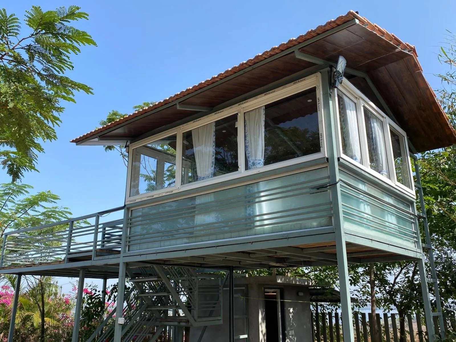 Property building in SaffronStays Le Soil, Igatpuri - pet-friendly villa with viewing deck for panoramic views