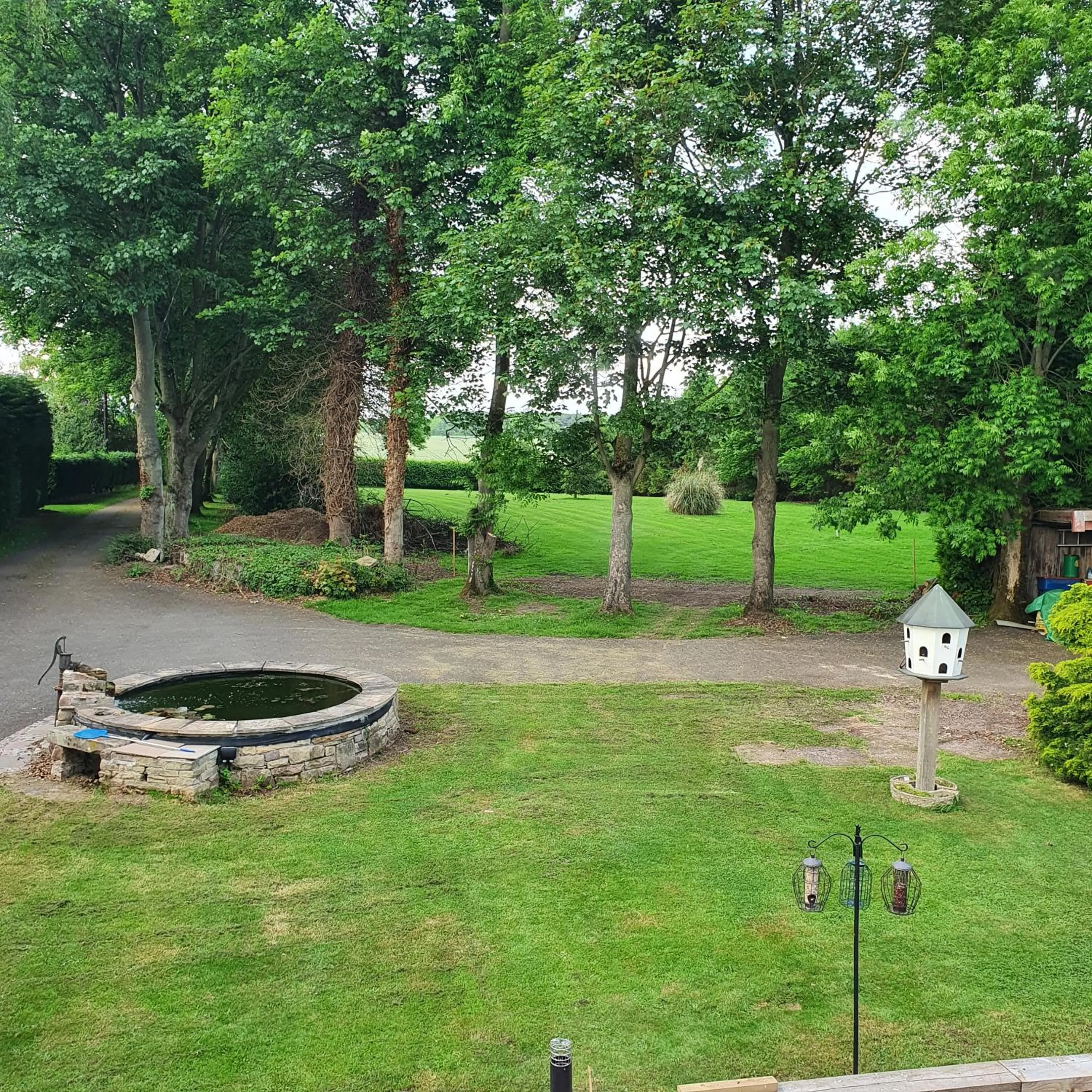 Garden view in Wood Rising