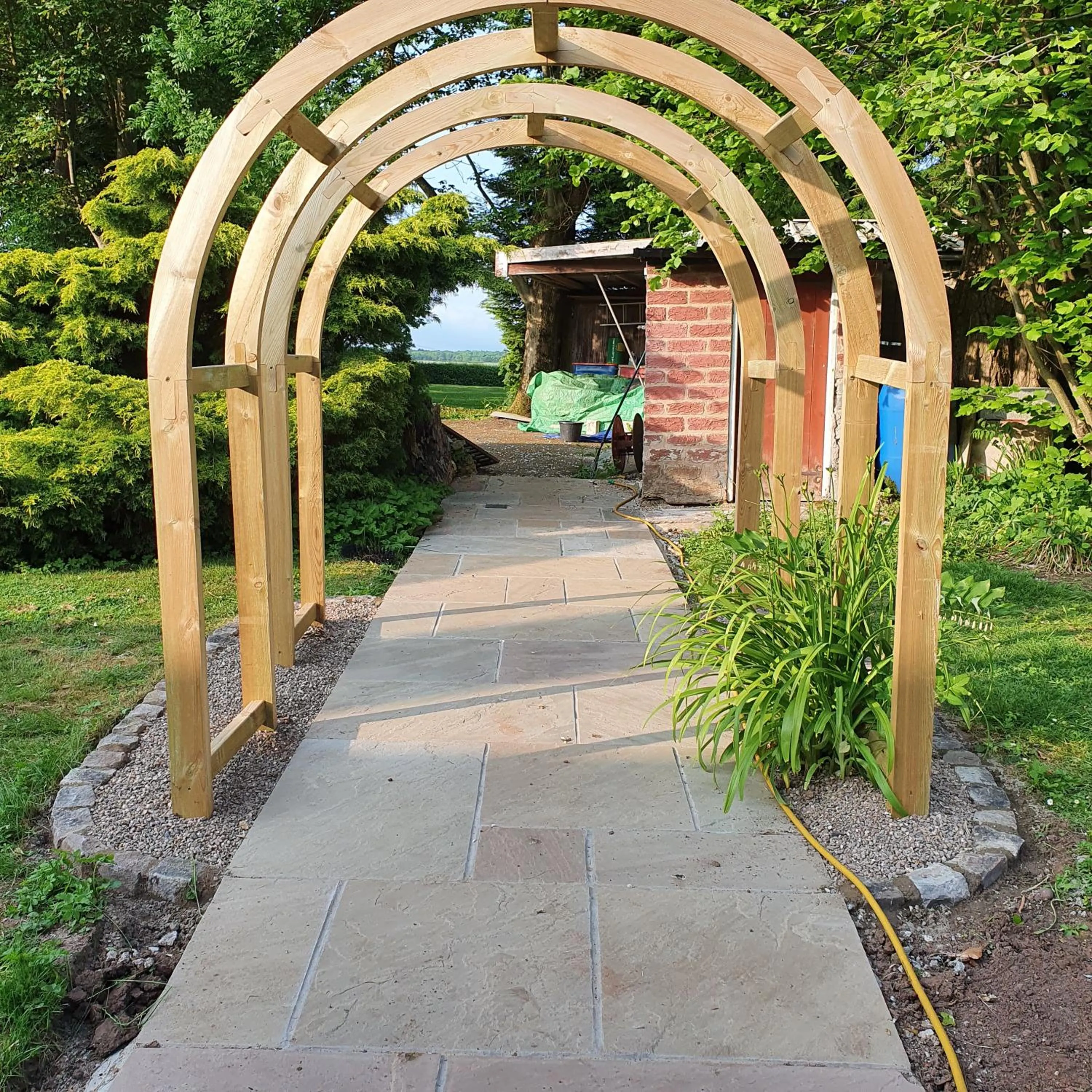 Garden in Wood Rising