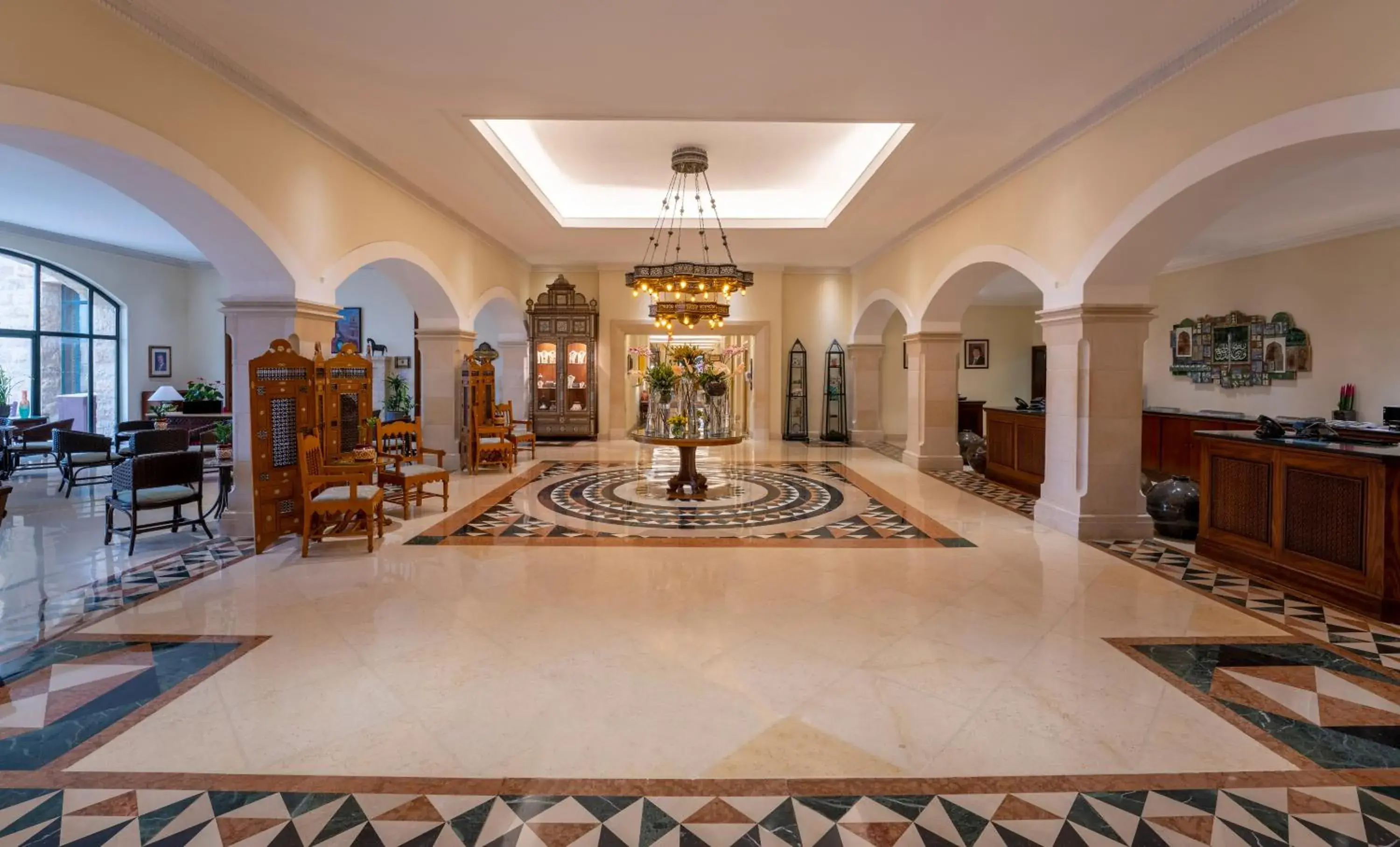 Lobby or reception in Mövenpick Resort & Spa Dead Sea Lobby or reception in Mövenpick Resort & Spa Dead Sea