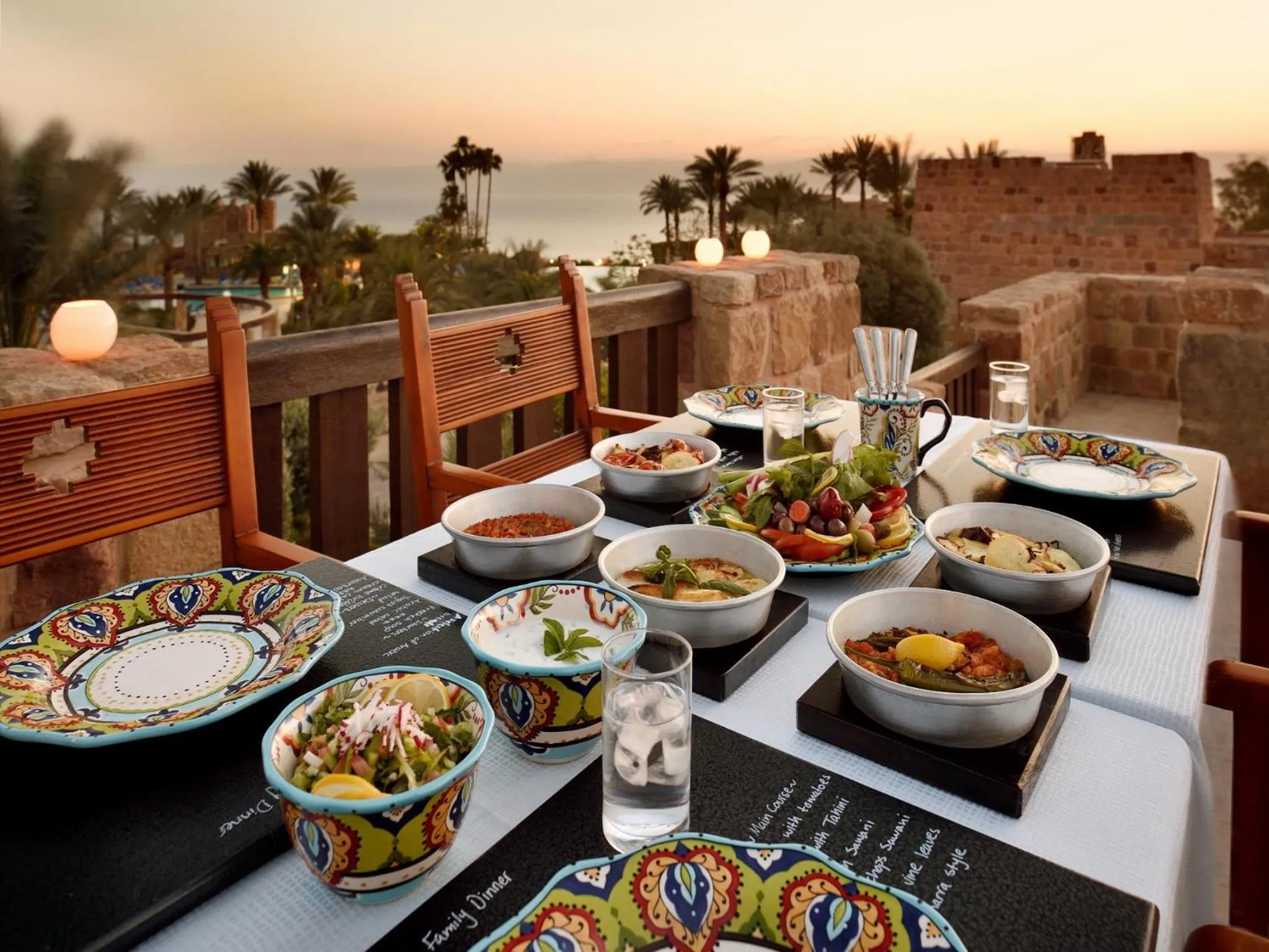 Continental breakfast in Mövenpick Resort & Spa Dead Sea