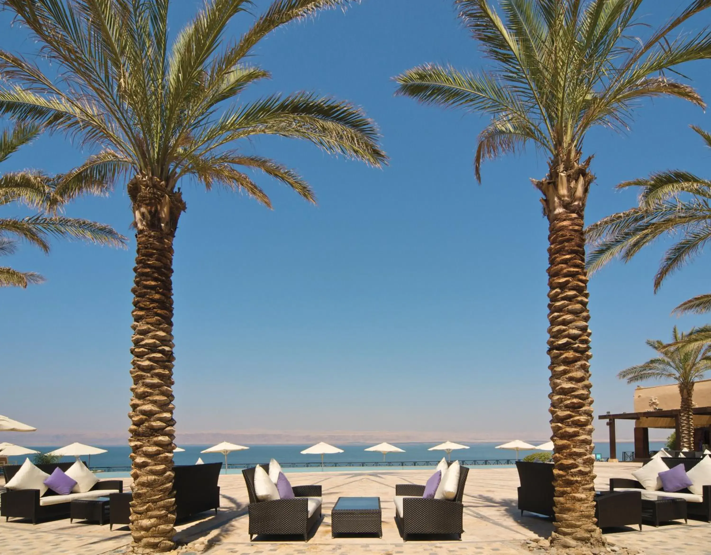 Swimming pool in Mövenpick Resort & Spa Dead Sea Swimming pool in Mövenpick Resort & Spa Dead Sea