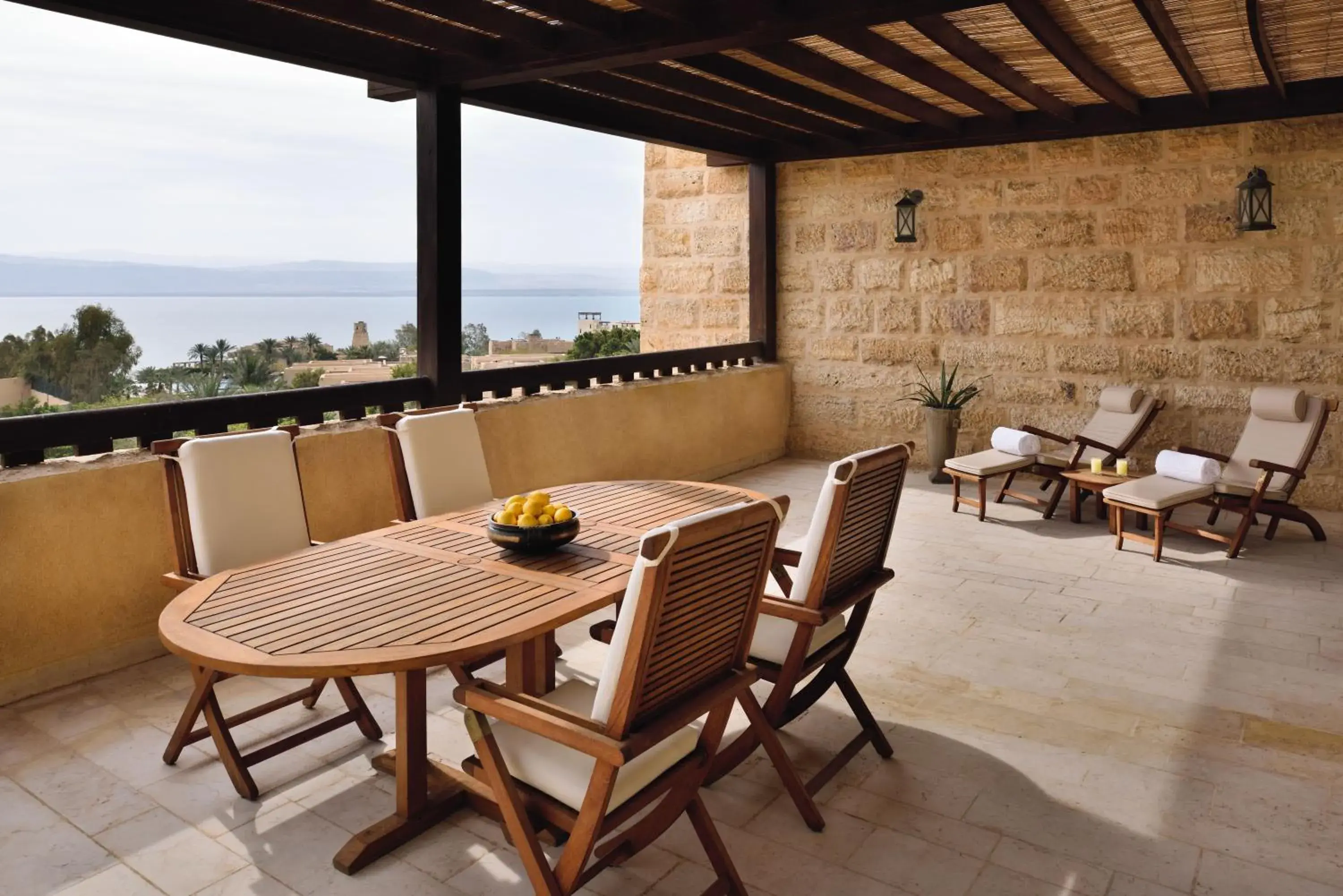 Sea view in Mövenpick Resort & Spa Dead Sea Sea view in Mövenpick Resort & Spa Dead Sea