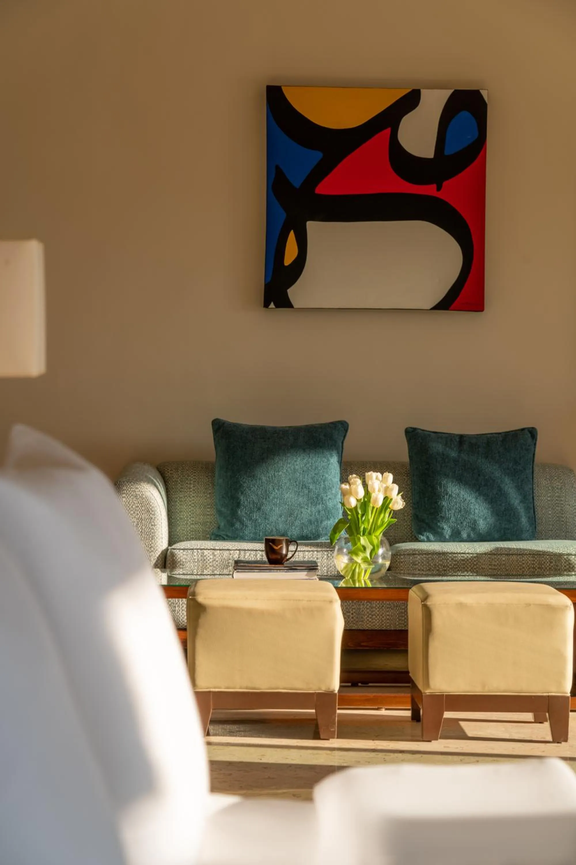 Living room in Mövenpick Resort & Spa Dead Sea