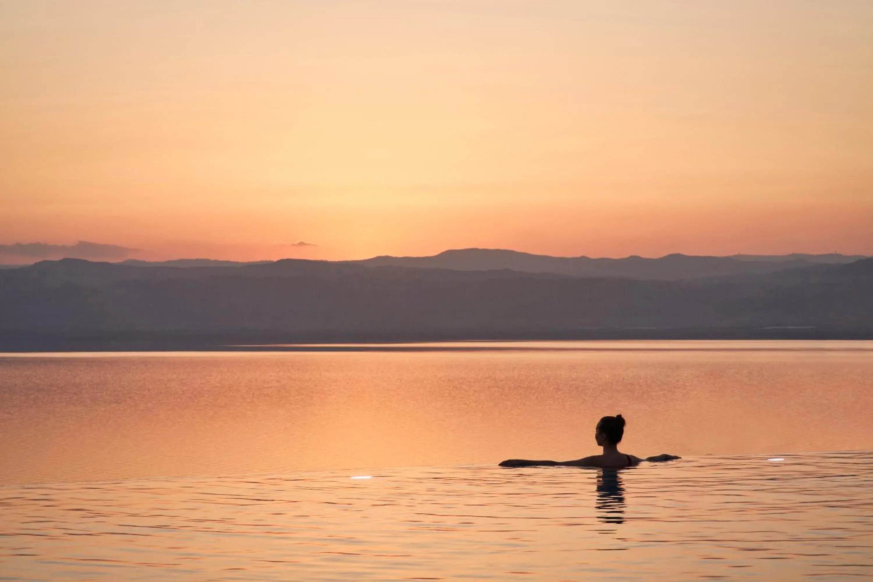 Sea view in Mövenpick Resort & Spa Dead Sea Sea view in Mövenpick Resort & Spa Dead Sea