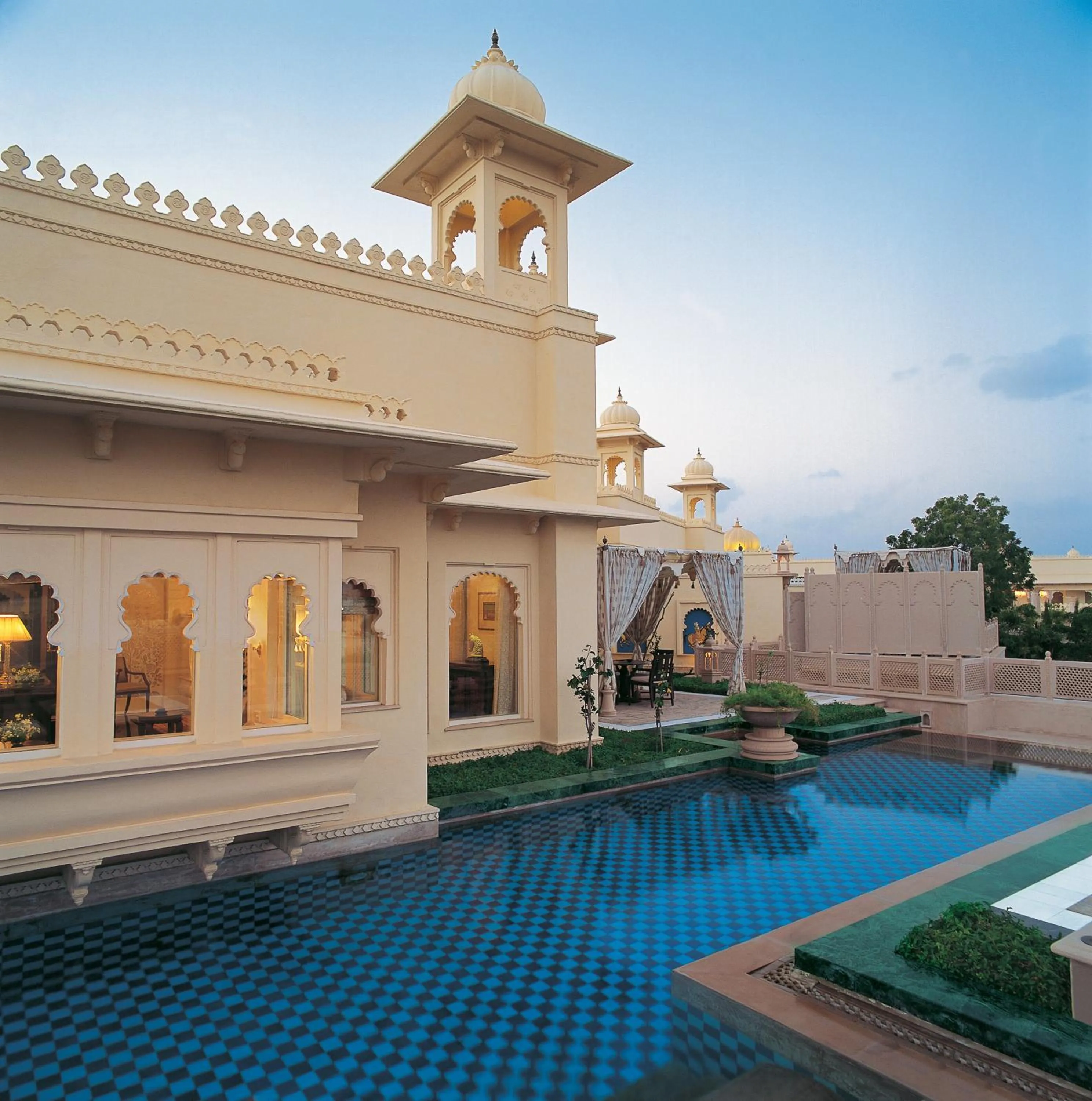 Swimming pool in The Oberoi Udaivilas Udaipur