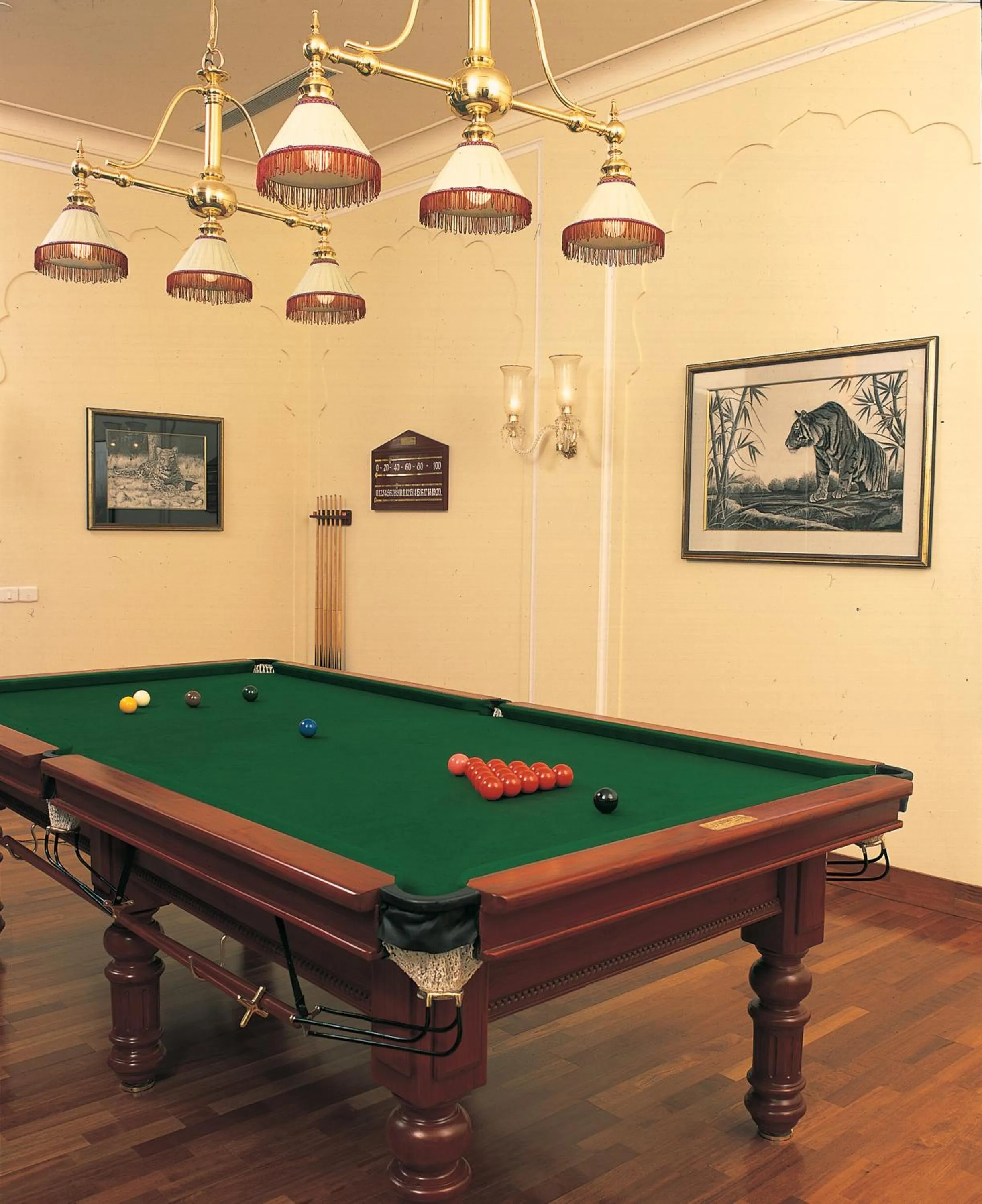 Billiard in The Oberoi Vanyavilas Wildlife Resort, Ranthambhore