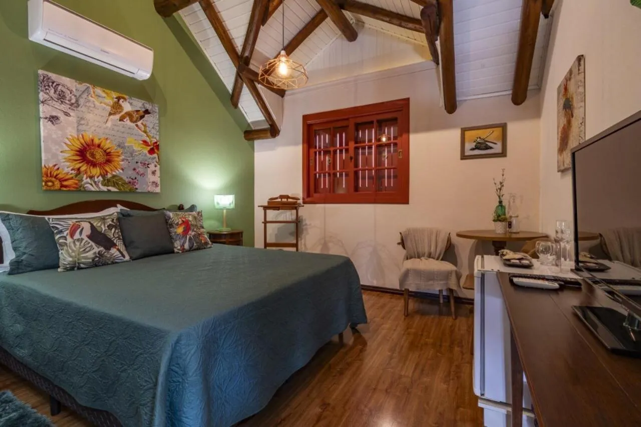 Bed in Pousada Vila 505