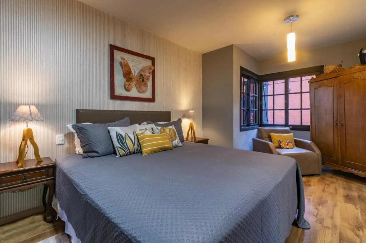 Bed in Pousada Vila 505