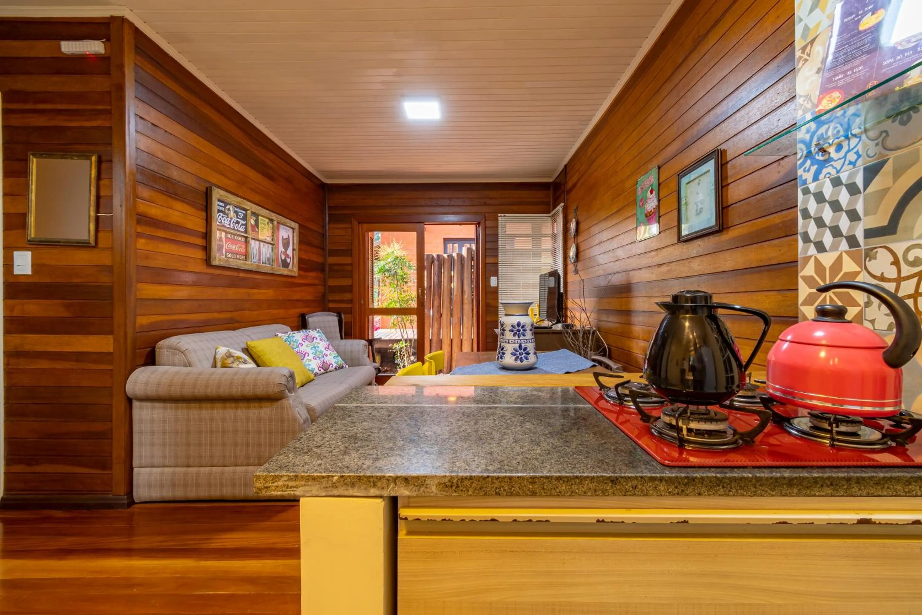 kitchen in Pousada Vila 505