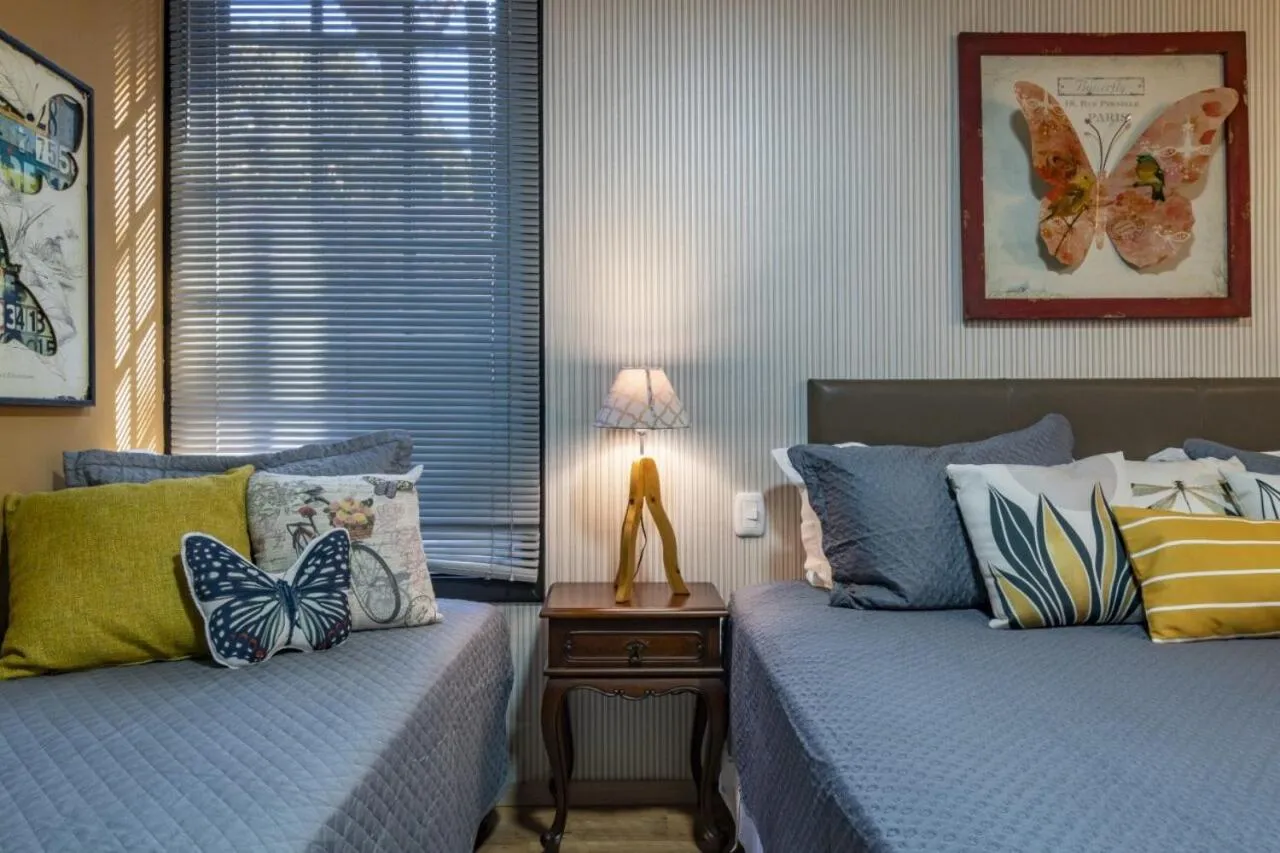 Bed in Pousada Vila 505