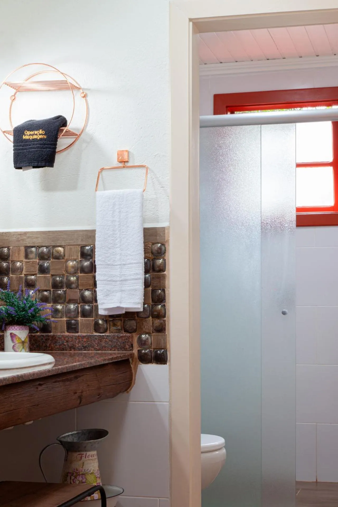 Bathroom in Pousada Vila 505