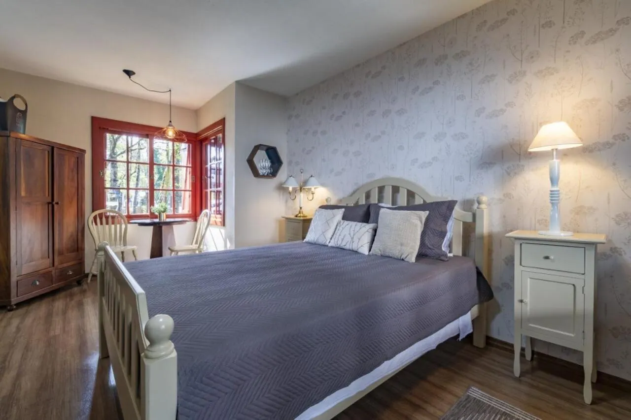 Bed in Pousada Vila 505