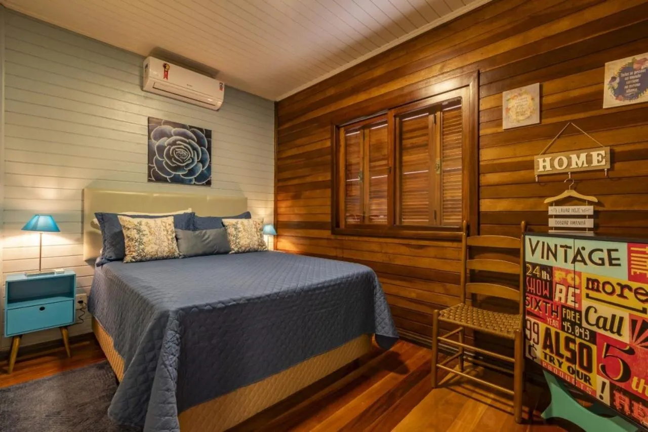 Bed in Pousada Vila 505