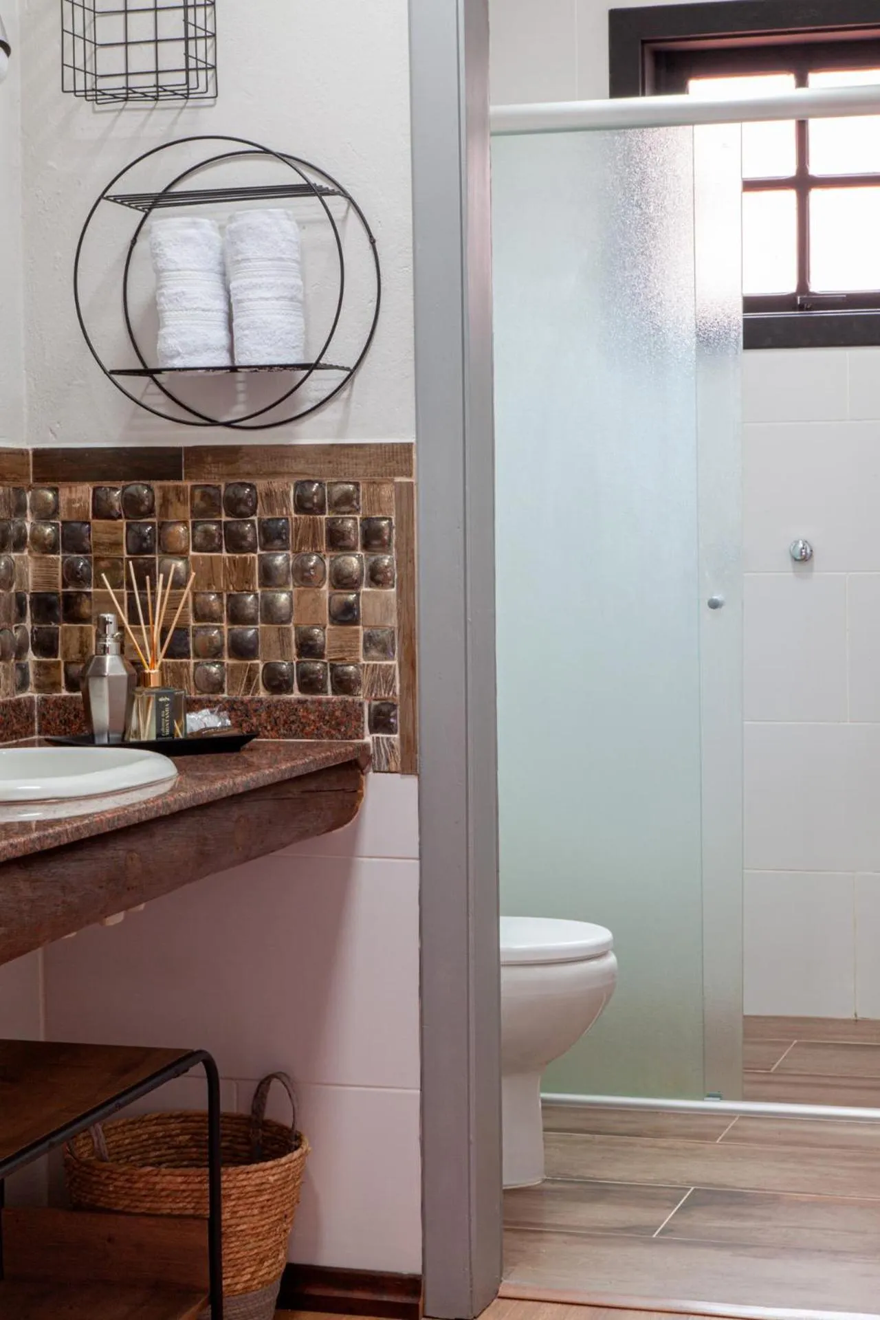 Bathroom in Pousada Vila 505