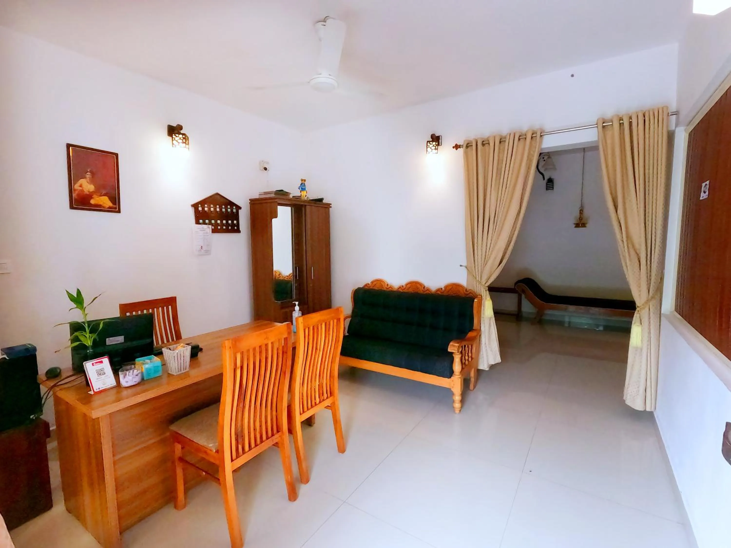 Seating area in Green Cove Munnar