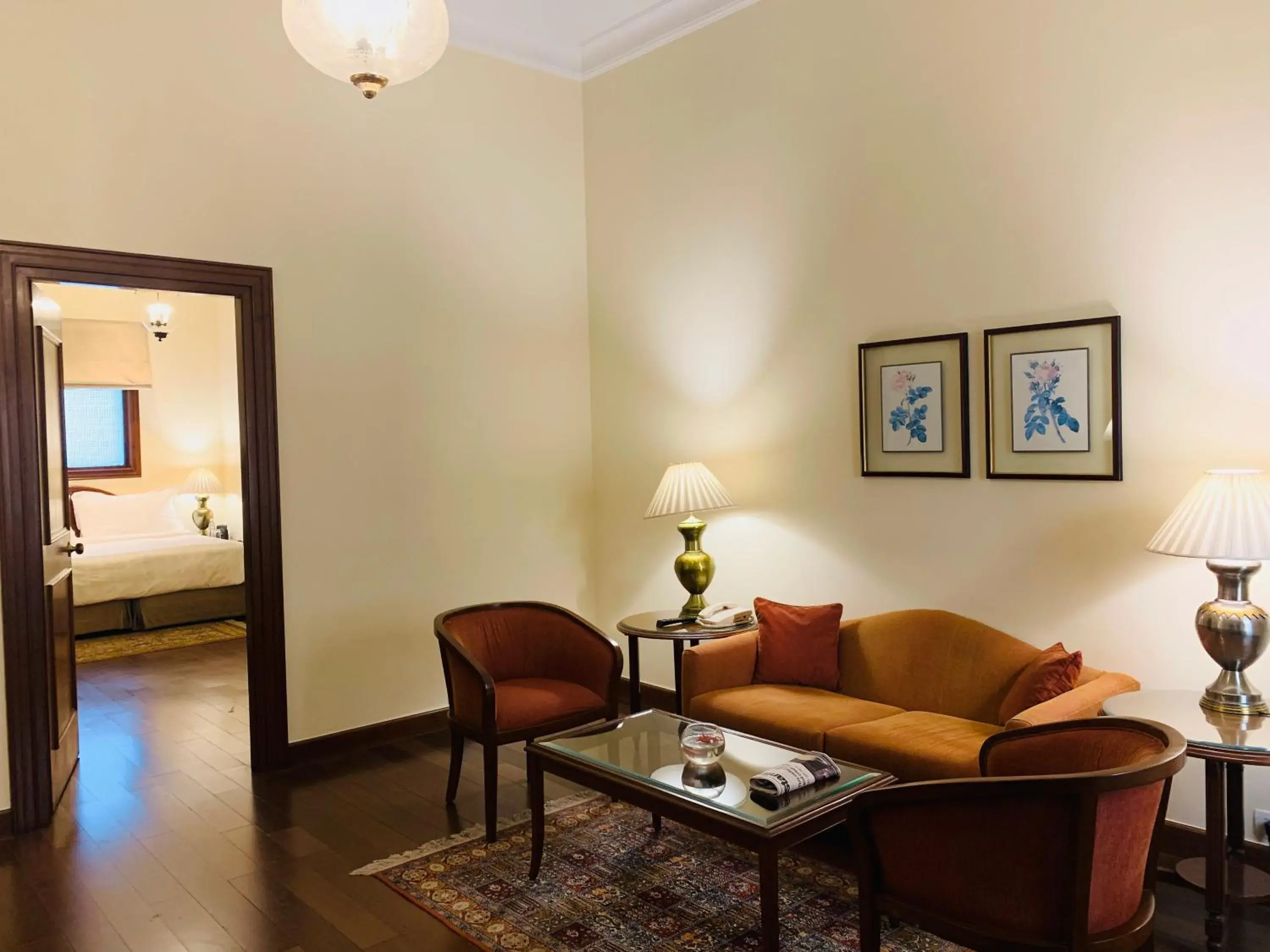 Living room in Maidens Hotel New Delhi Living room in Maidens Hotel New Delhi