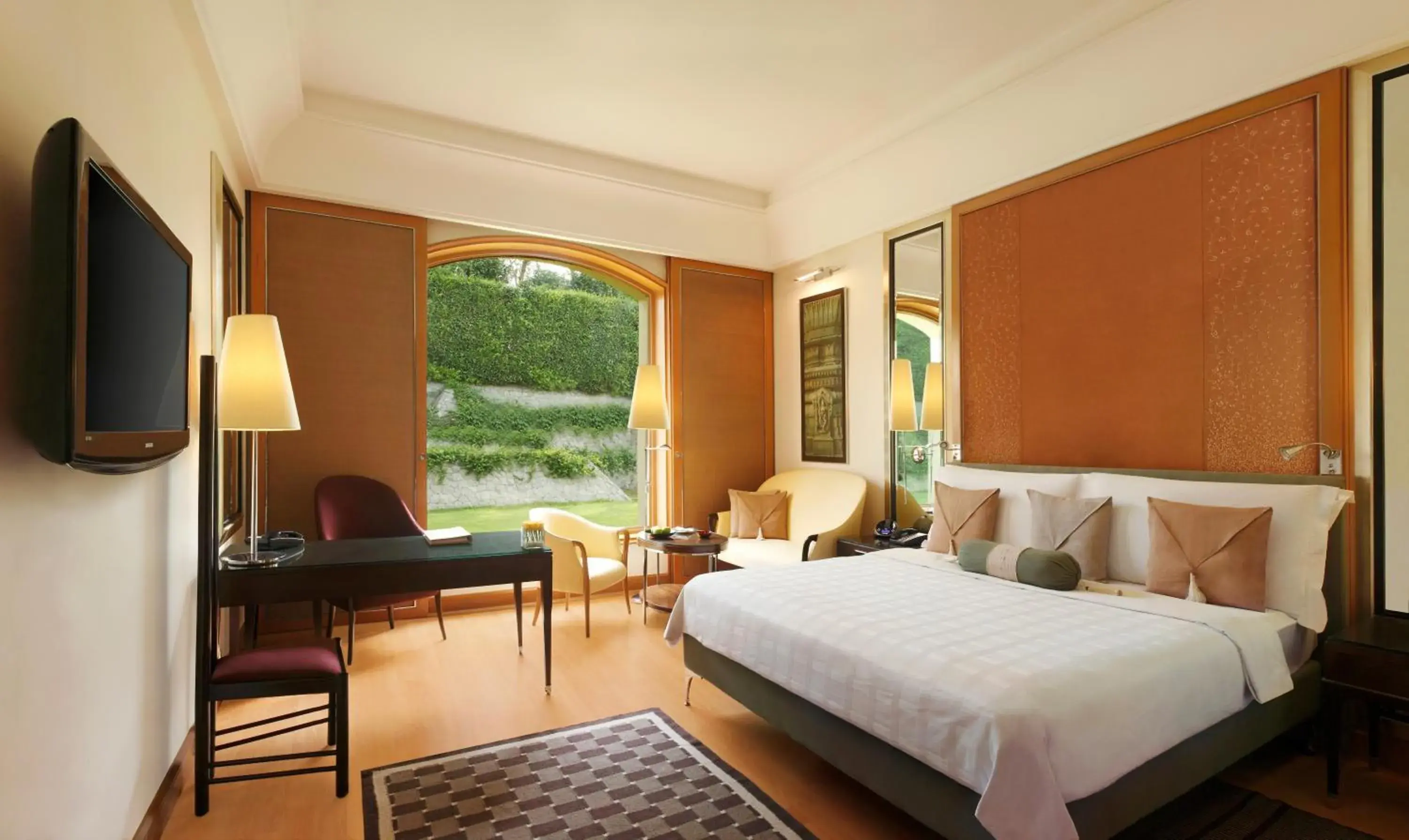 View (from property/room), Bed in Trident Gurgaon View (from property/room), Bed in Trident Gurgaon