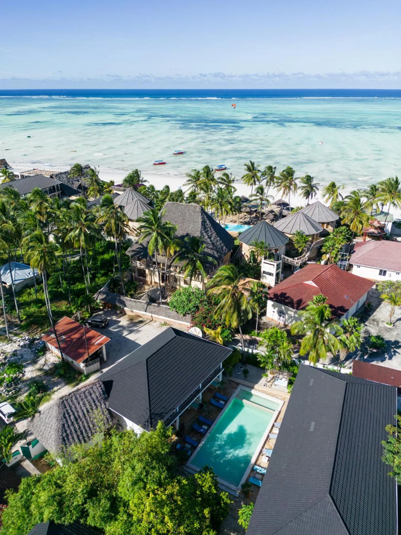 Bird's eye view in Frangi'pwani