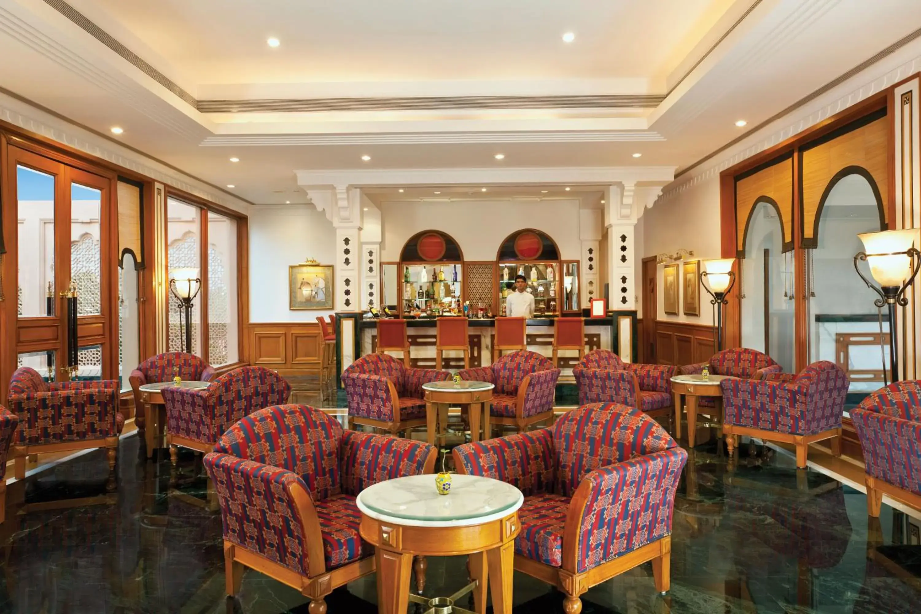 Lounge or bar in Trident Jaipur Lounge or bar in Trident Jaipur