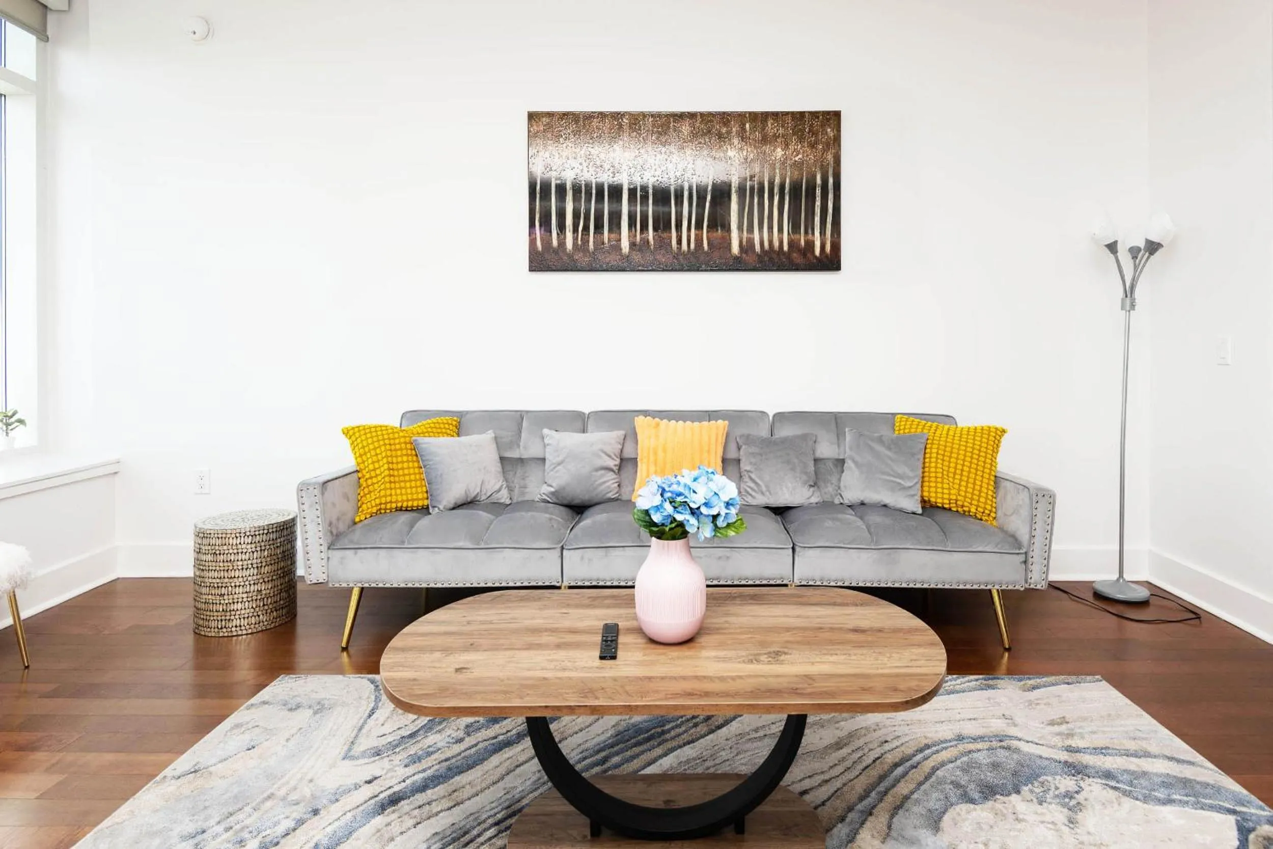 Living room in Sky-Rise Apartments