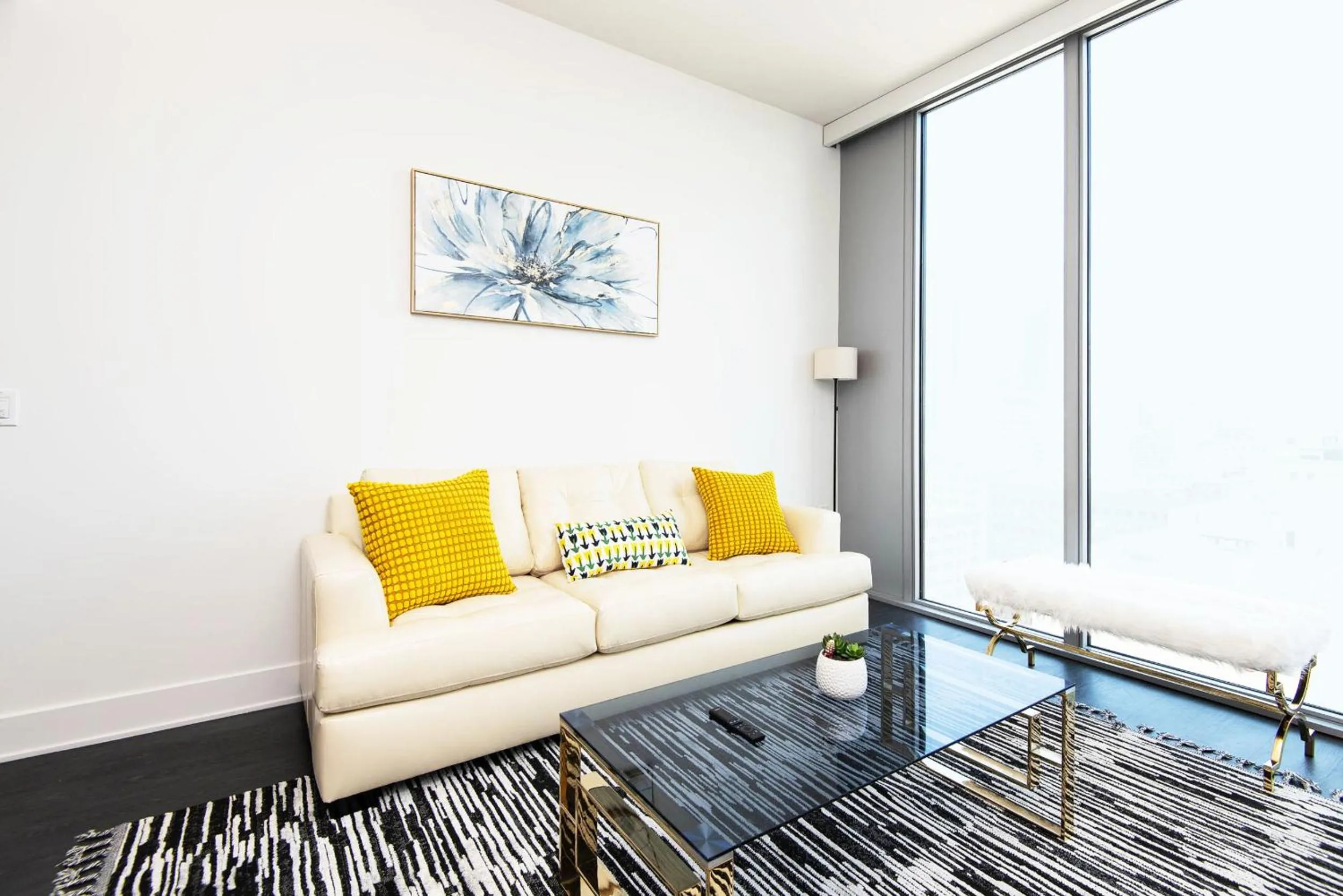 Living room in Sky-Rise Apartments