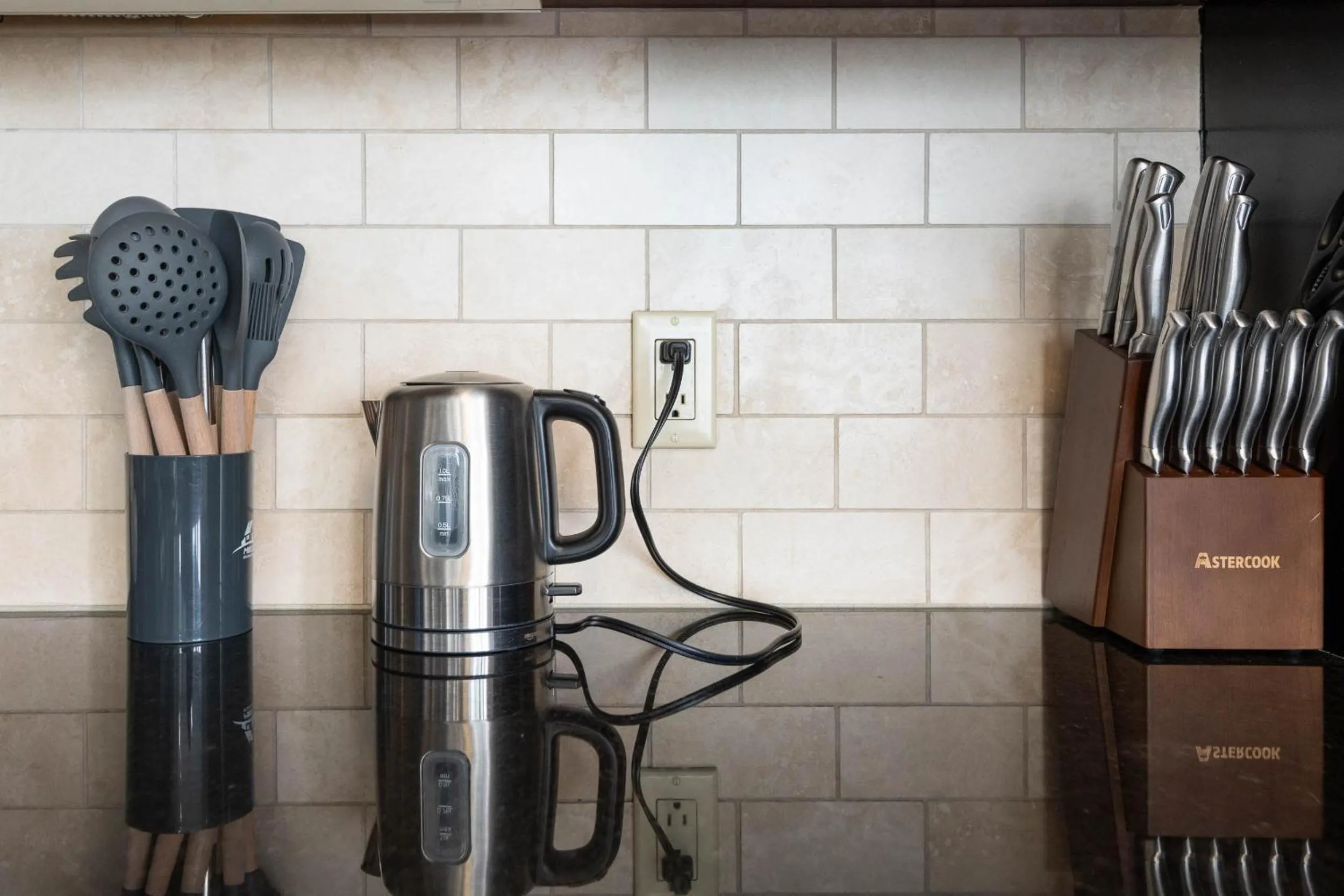 Kitchen or kitchenette in Sky-Rise Apartments