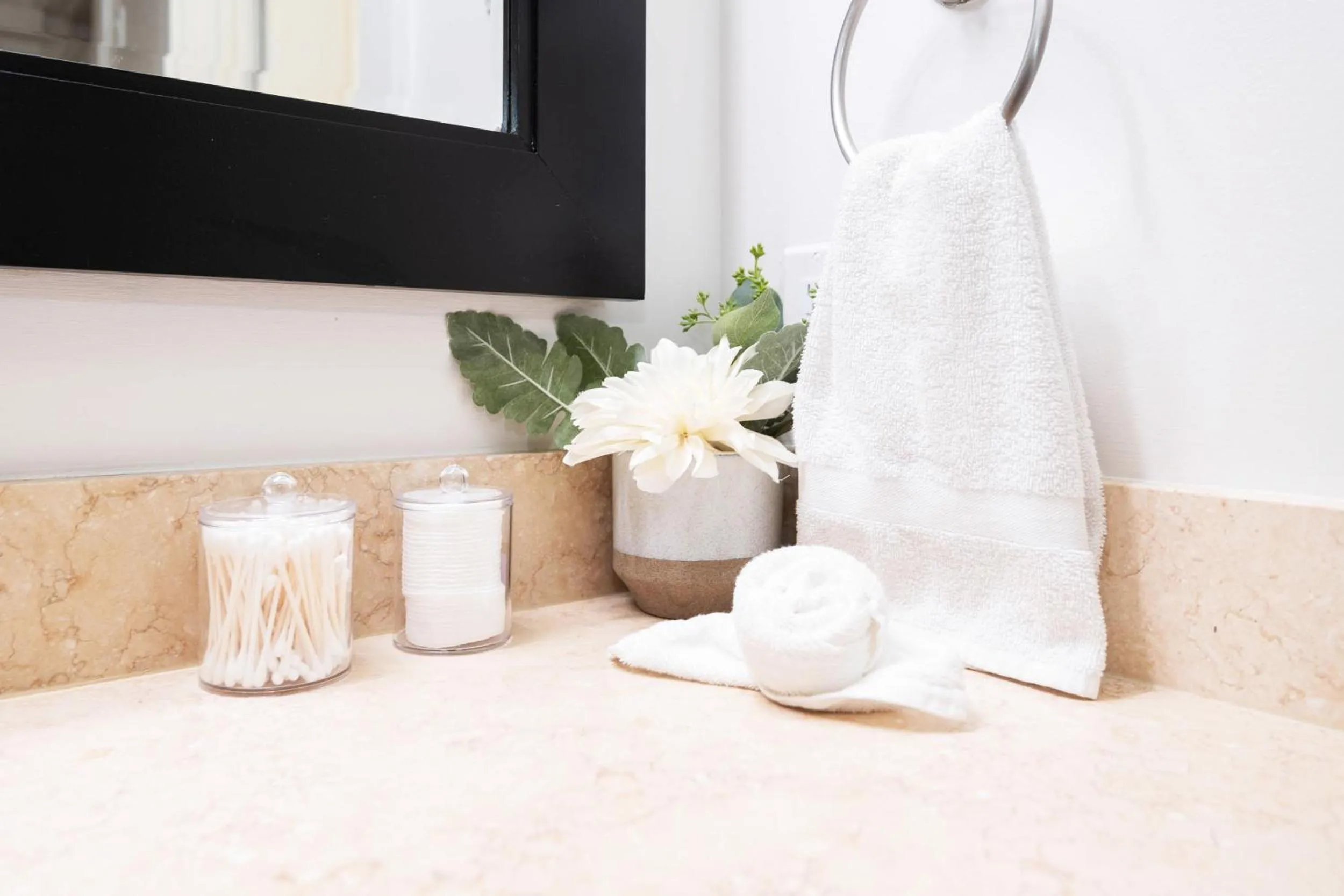 Bathroom in Sky-Rise Apartments