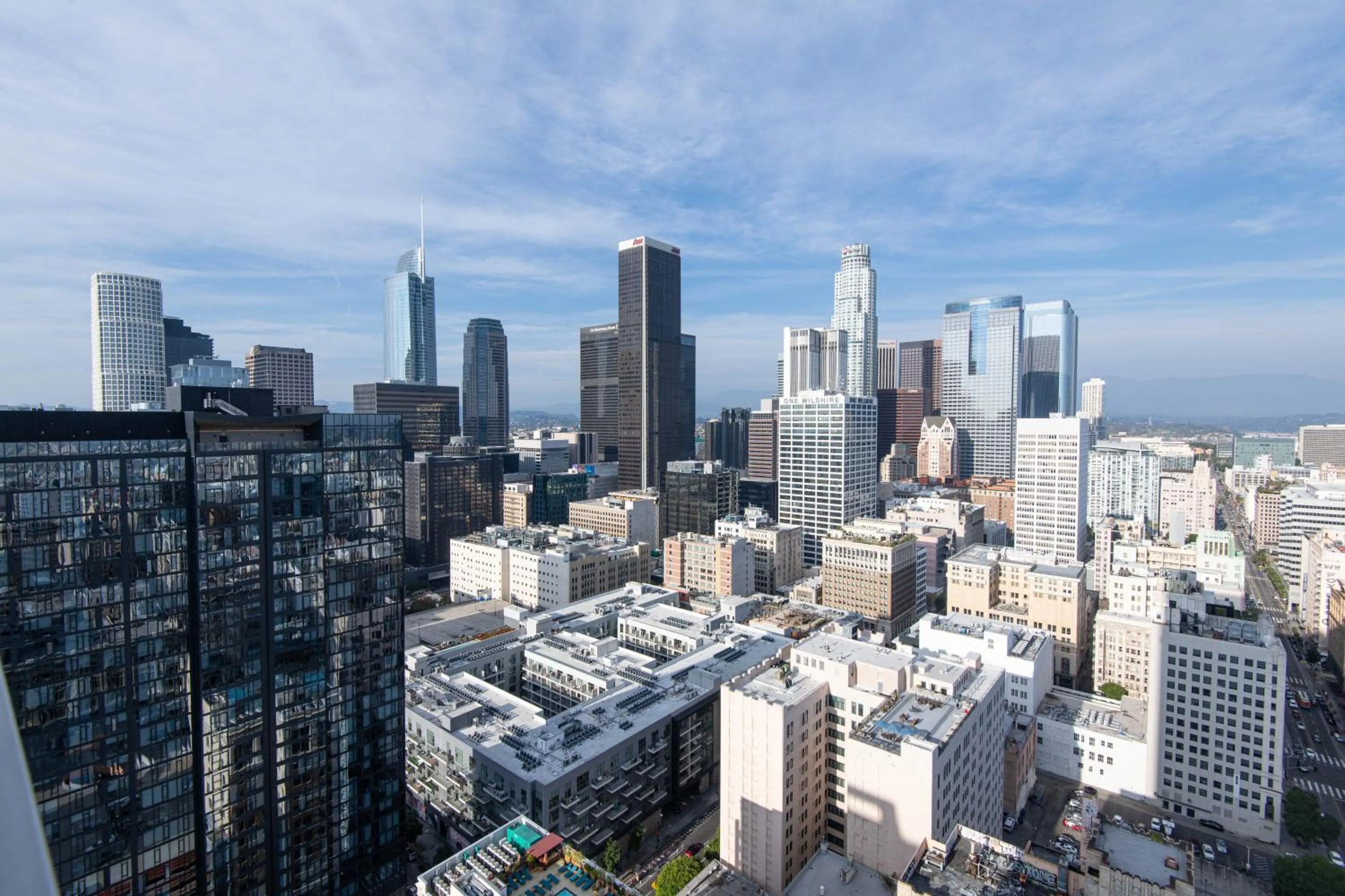 City view in Sky-Rise Apartments