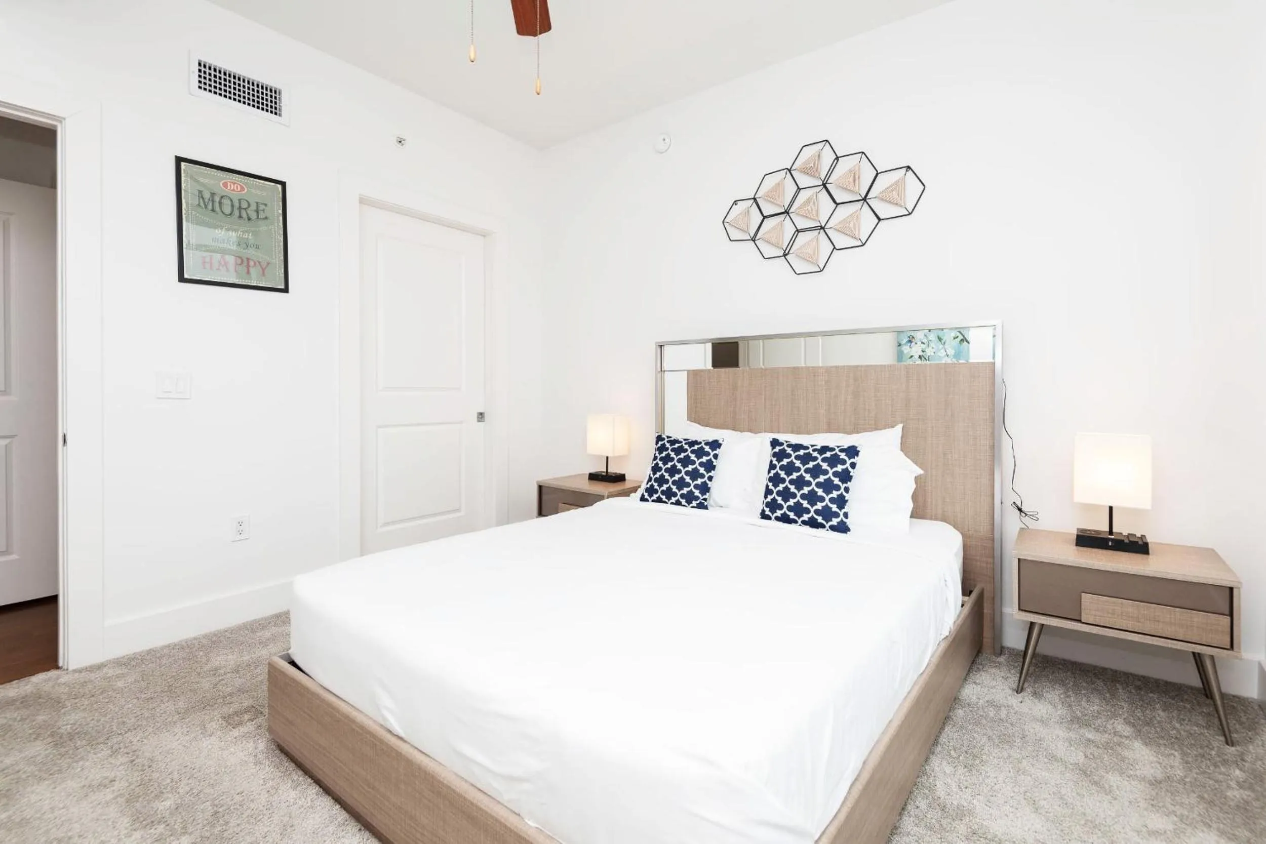 Bed in Sky-Rise Apartments