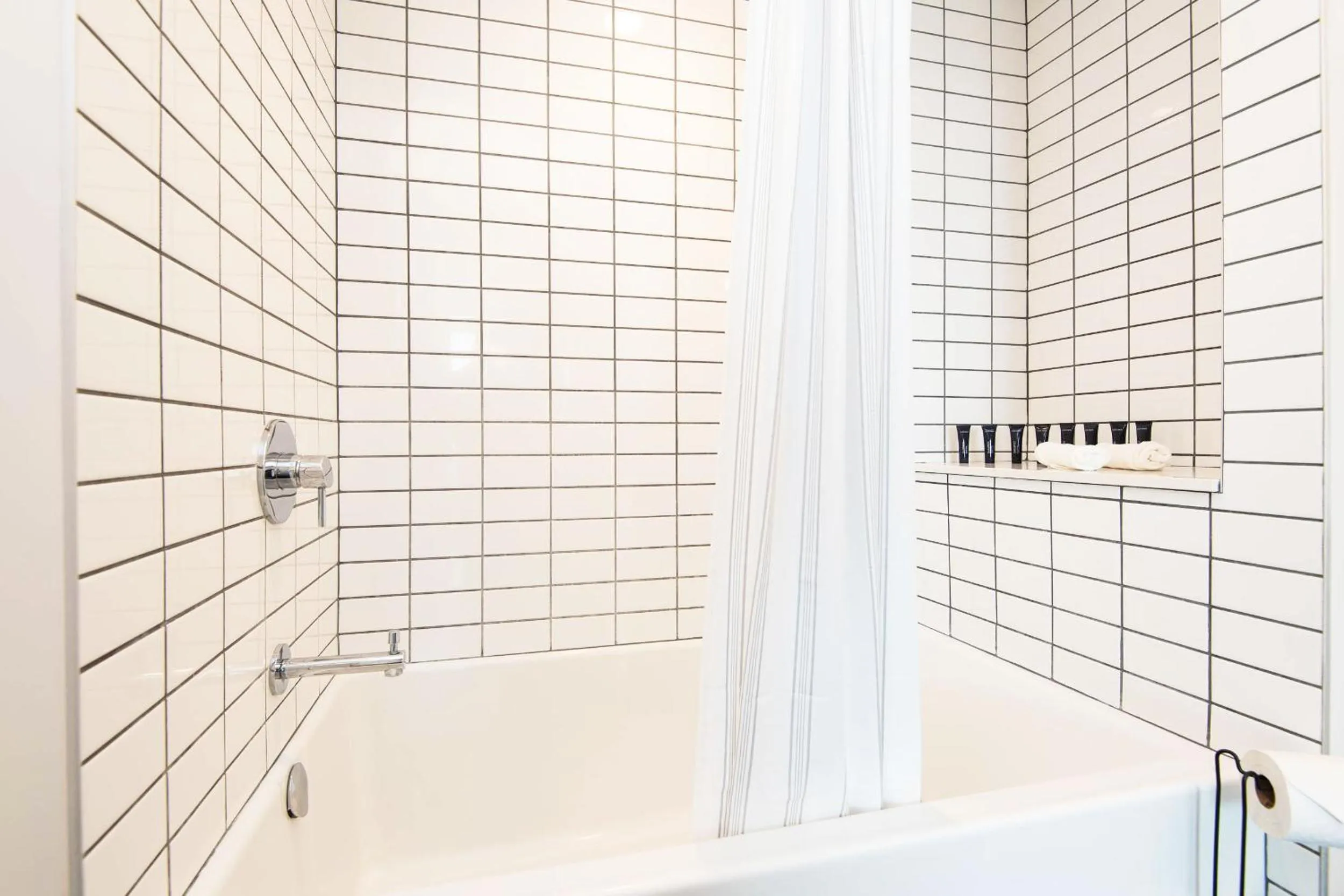 Bath in Sky-Rise Apartments