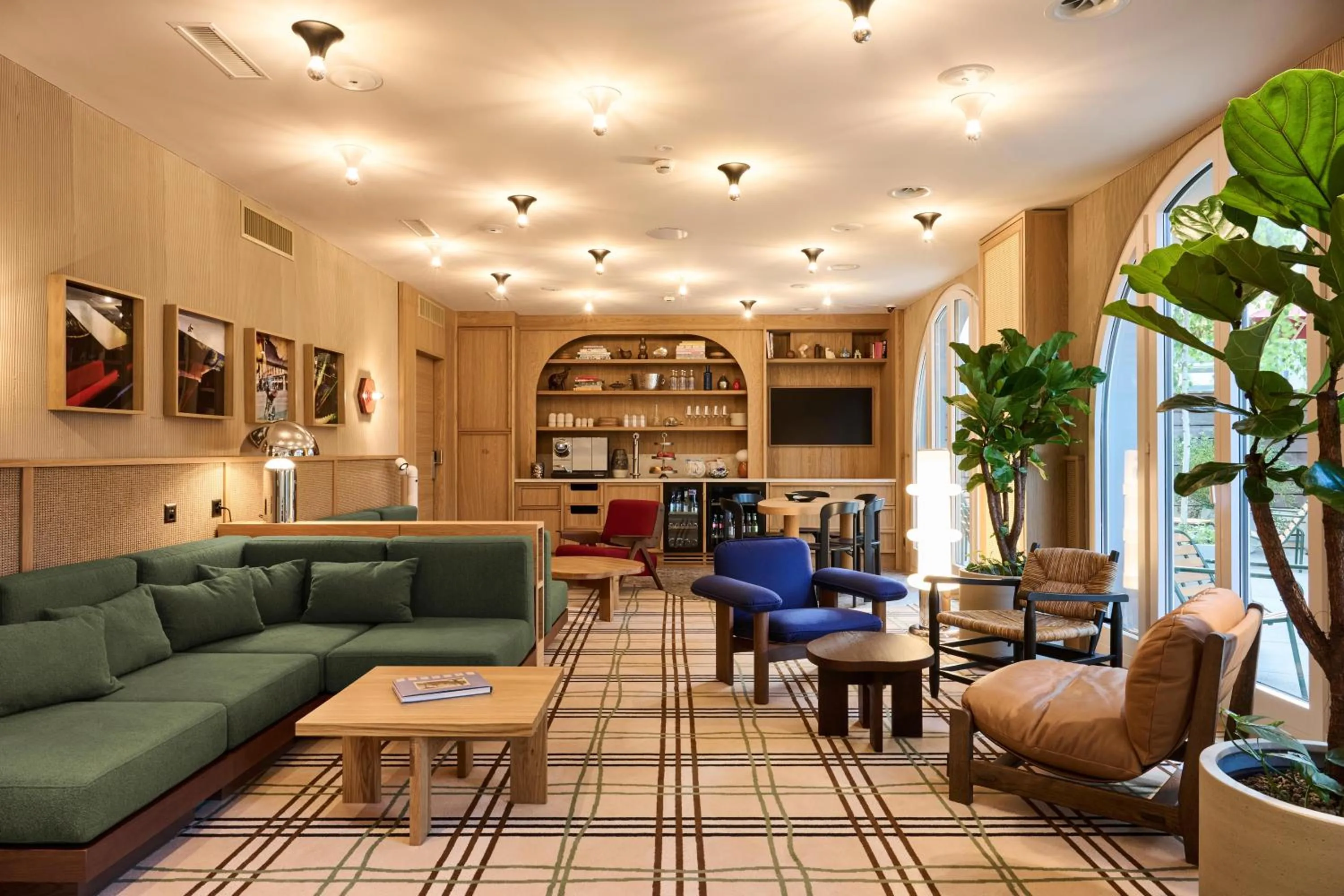 Communal lounge/ TV room in Sorell Boutique-Hotel Speer Rapperswil