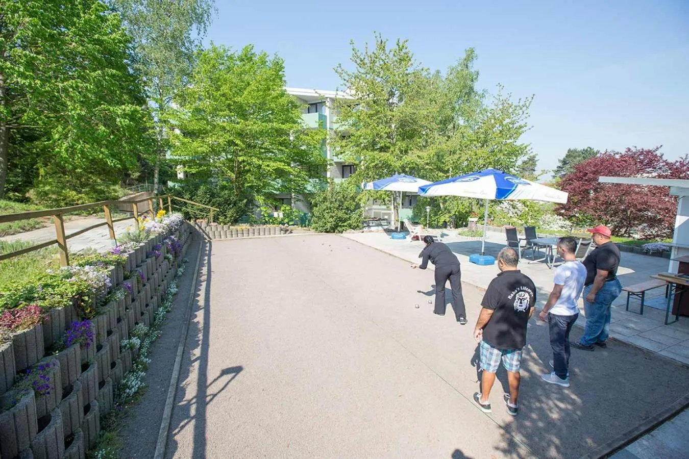 Patio in Aparthotel Berlin