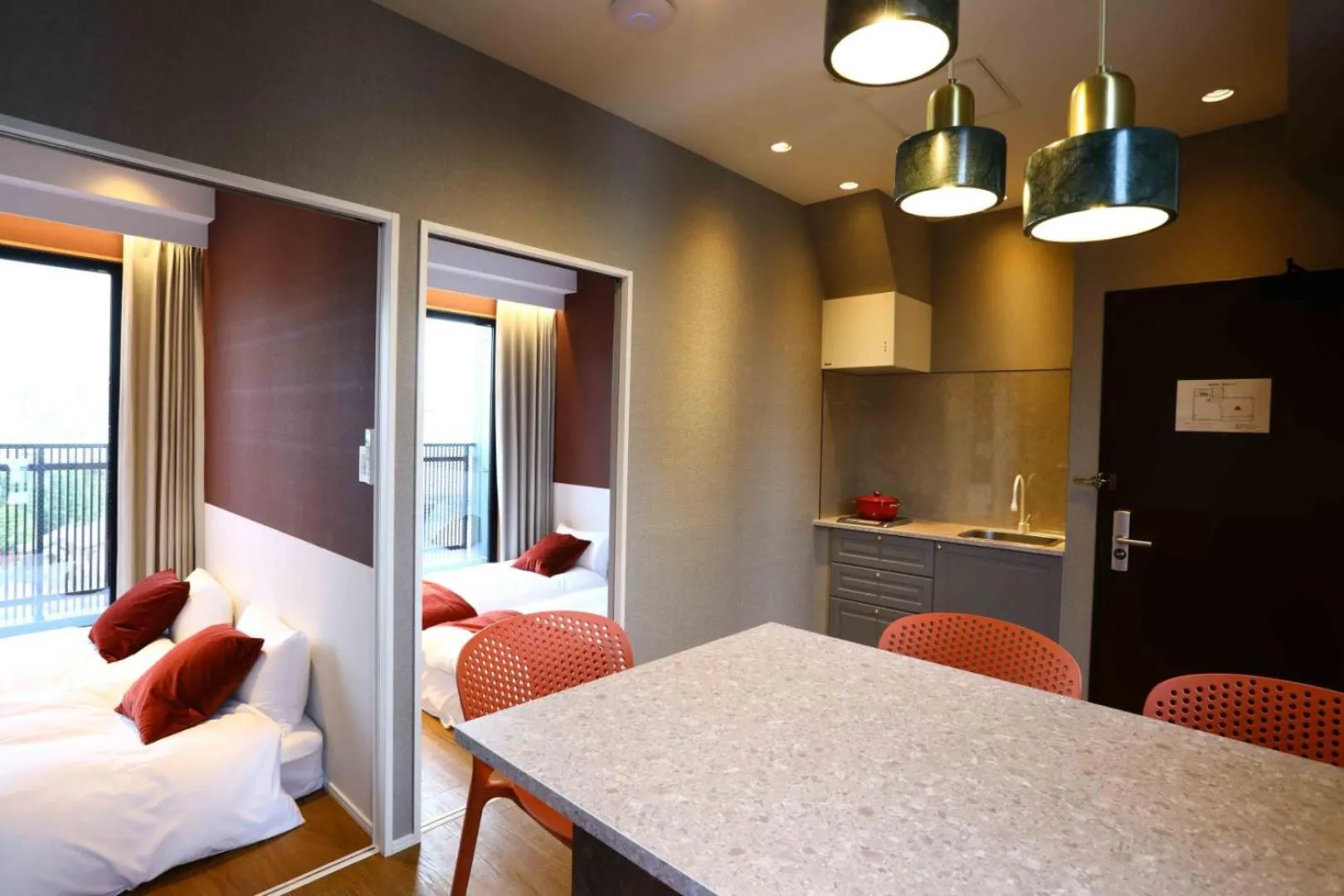 Photo of the whole room, Bed in the Moto Hotel Asakusa