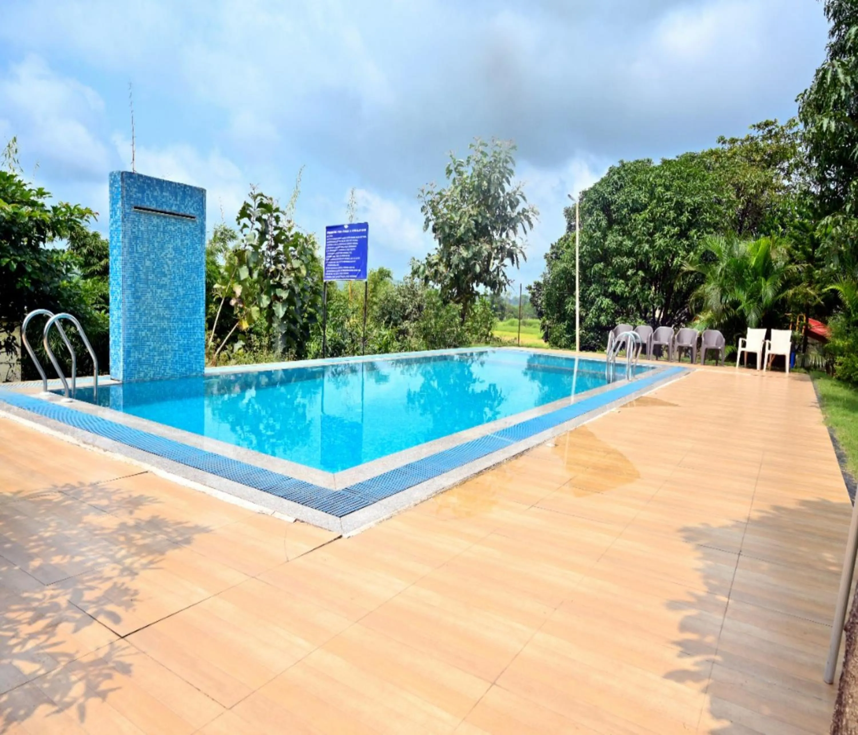 Swimming pool in KK Tree Retreat Igatpuri