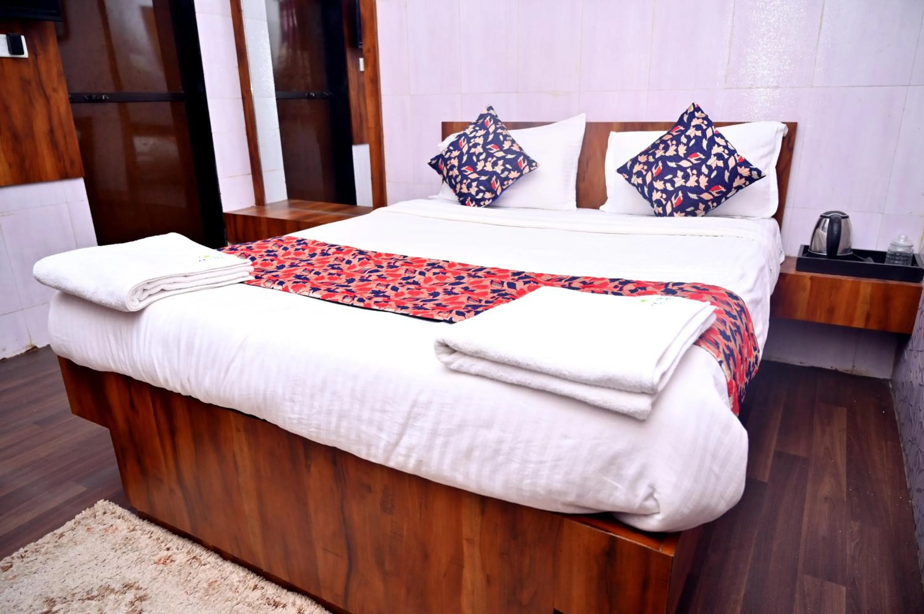 Bed in KK Tree Retreat Igatpuri