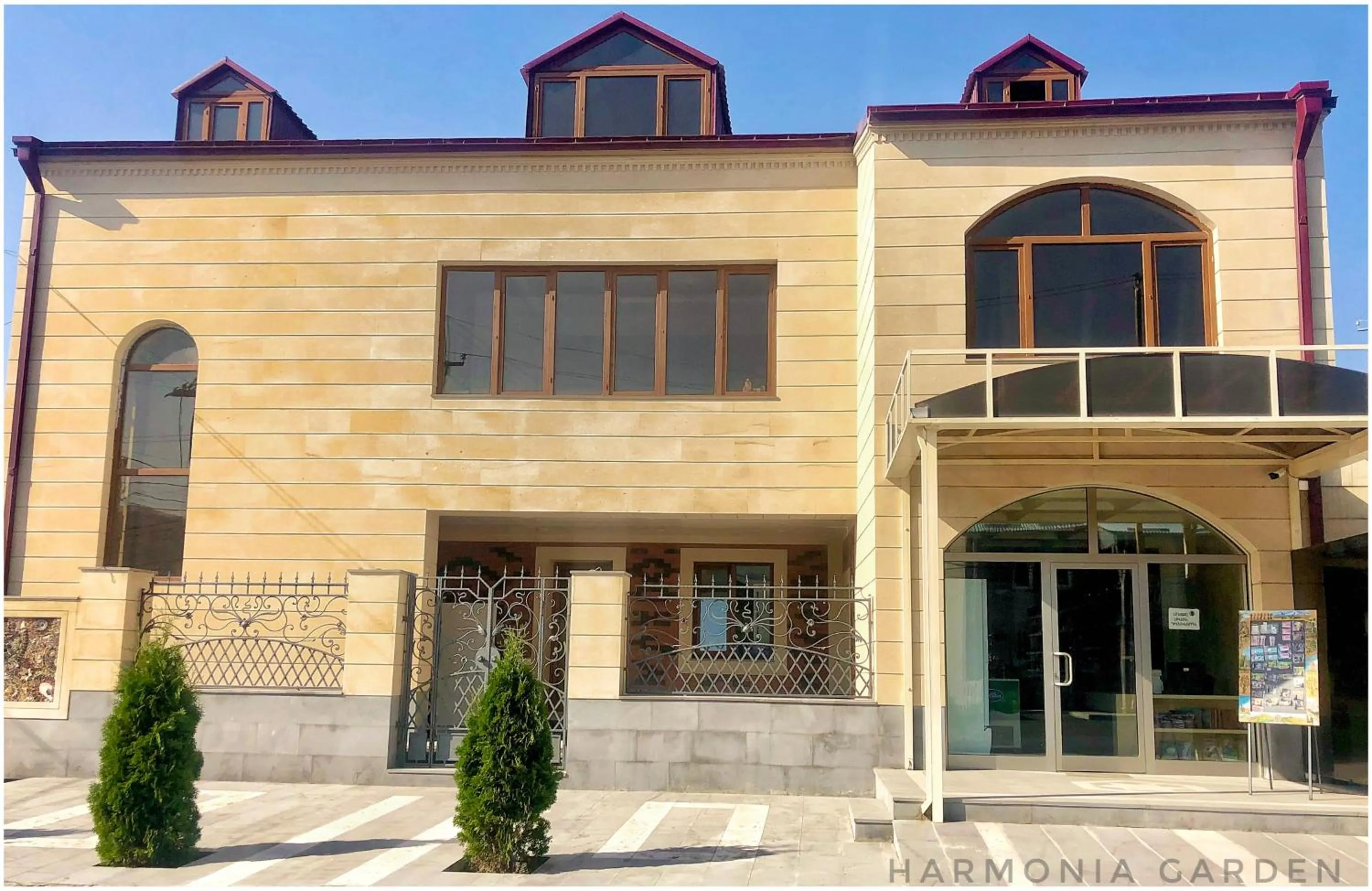 Property building in Harmonia Garden GastroYard&Hotel