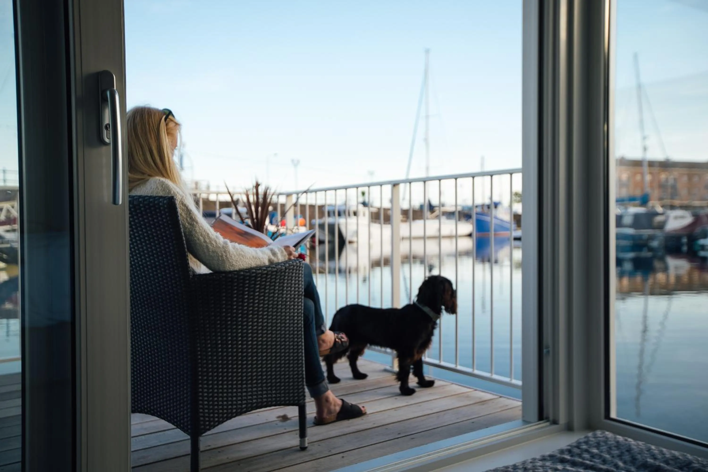 People in Tŷ Milford Waterfront