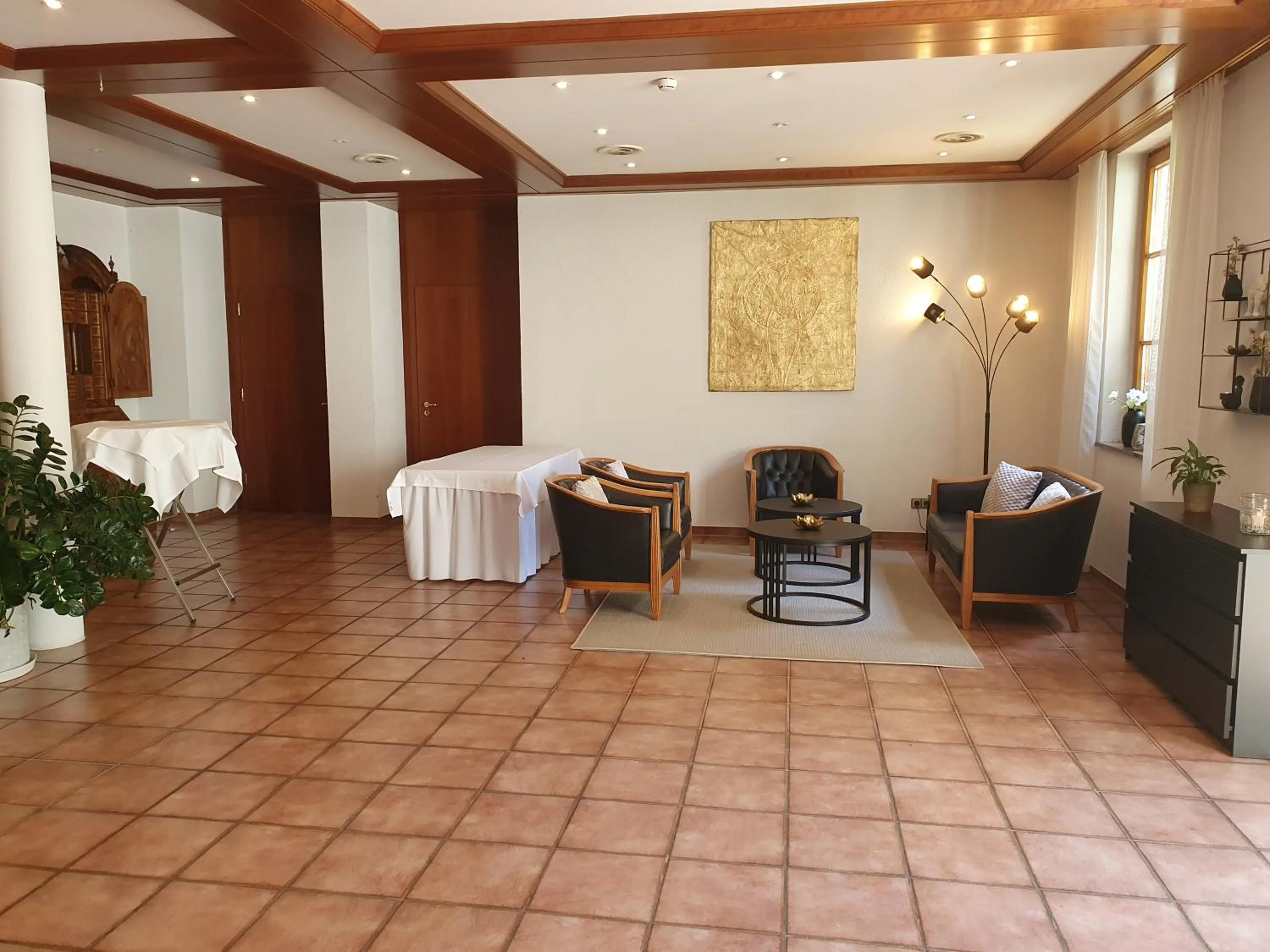 Lobby or reception in Hotel-Restaurant Bibermühle GmbH