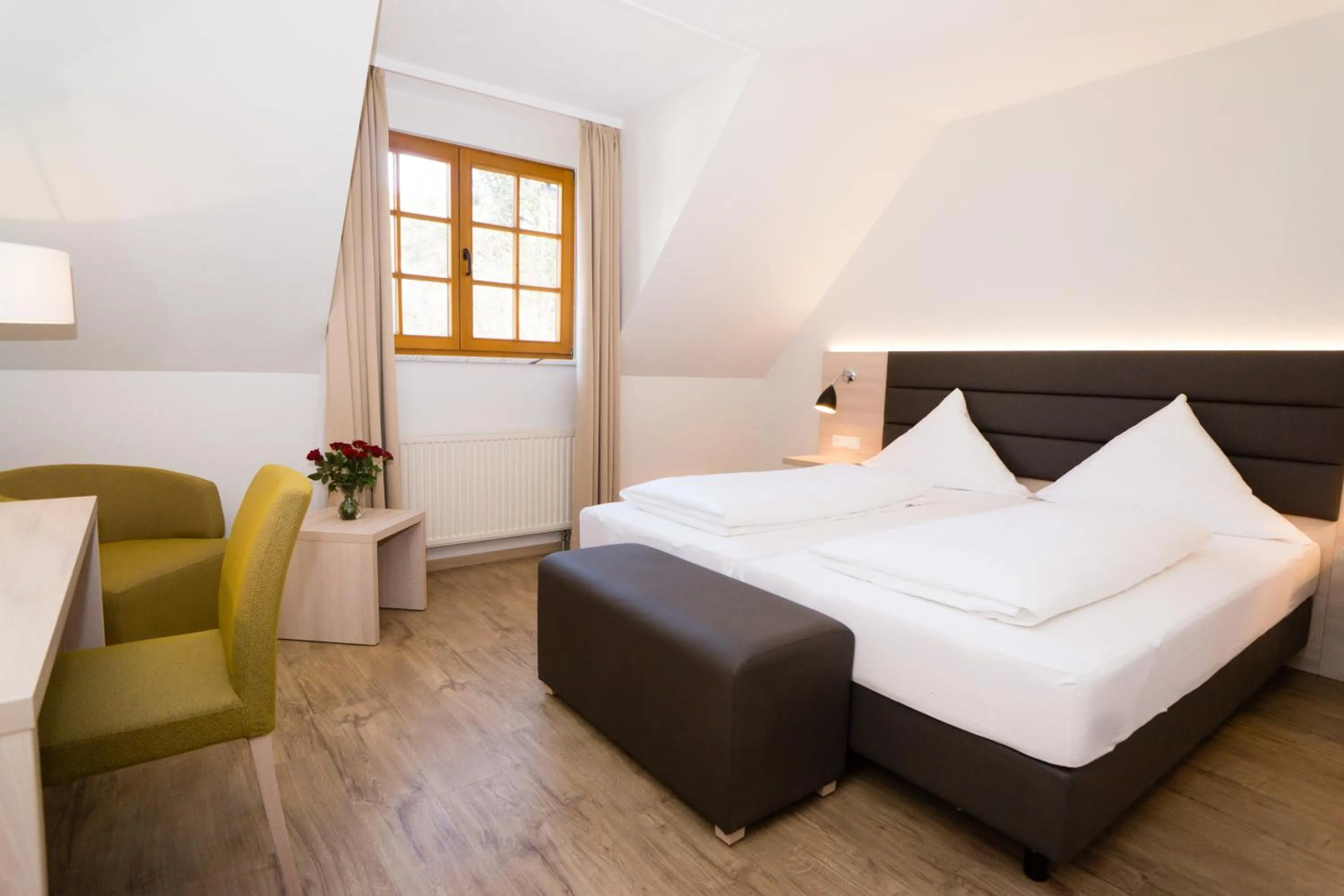 Photo of the whole room, Bed in Hotel-Restaurant Bibermühle GmbH