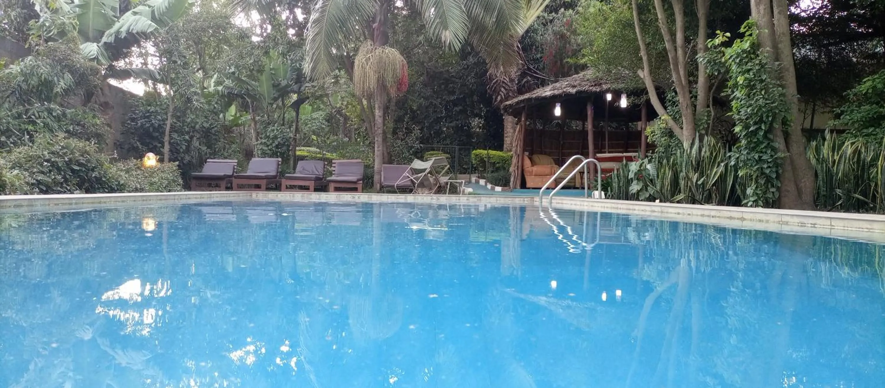 Swimming pool in Karibu Heritage House