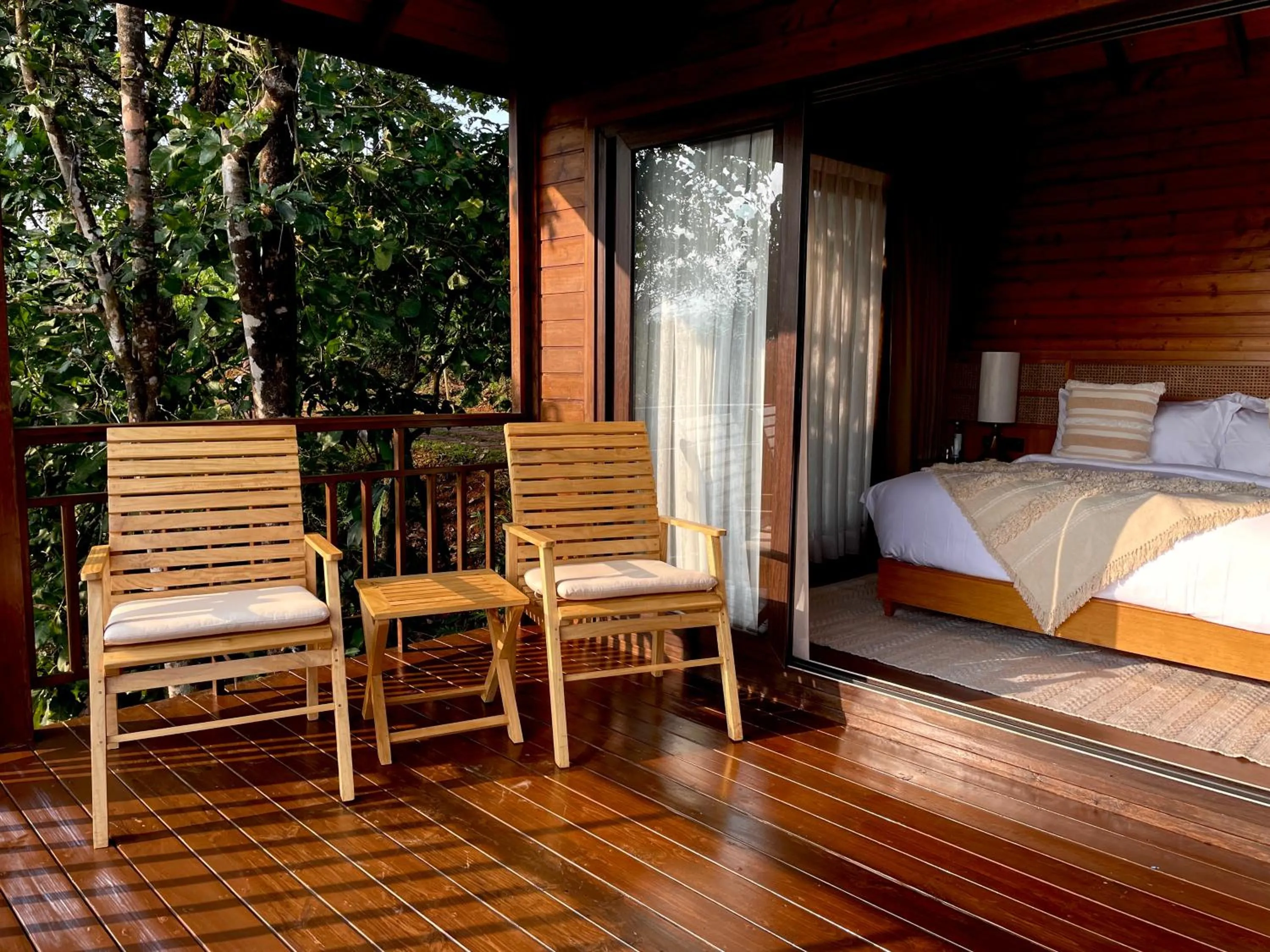 Bed in The Postcard Hideaway, Netravali Wildlife Sanctuary, Goa