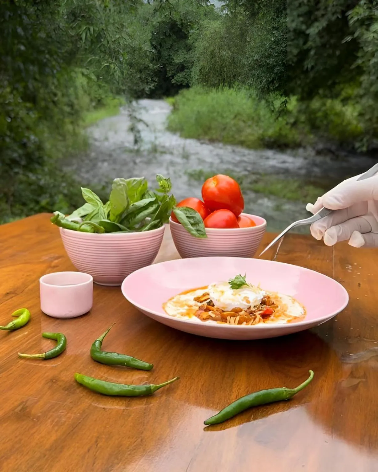 Food close-up in The Postcard Hideaway, Netravali Wildlife Sanctuary, Goa