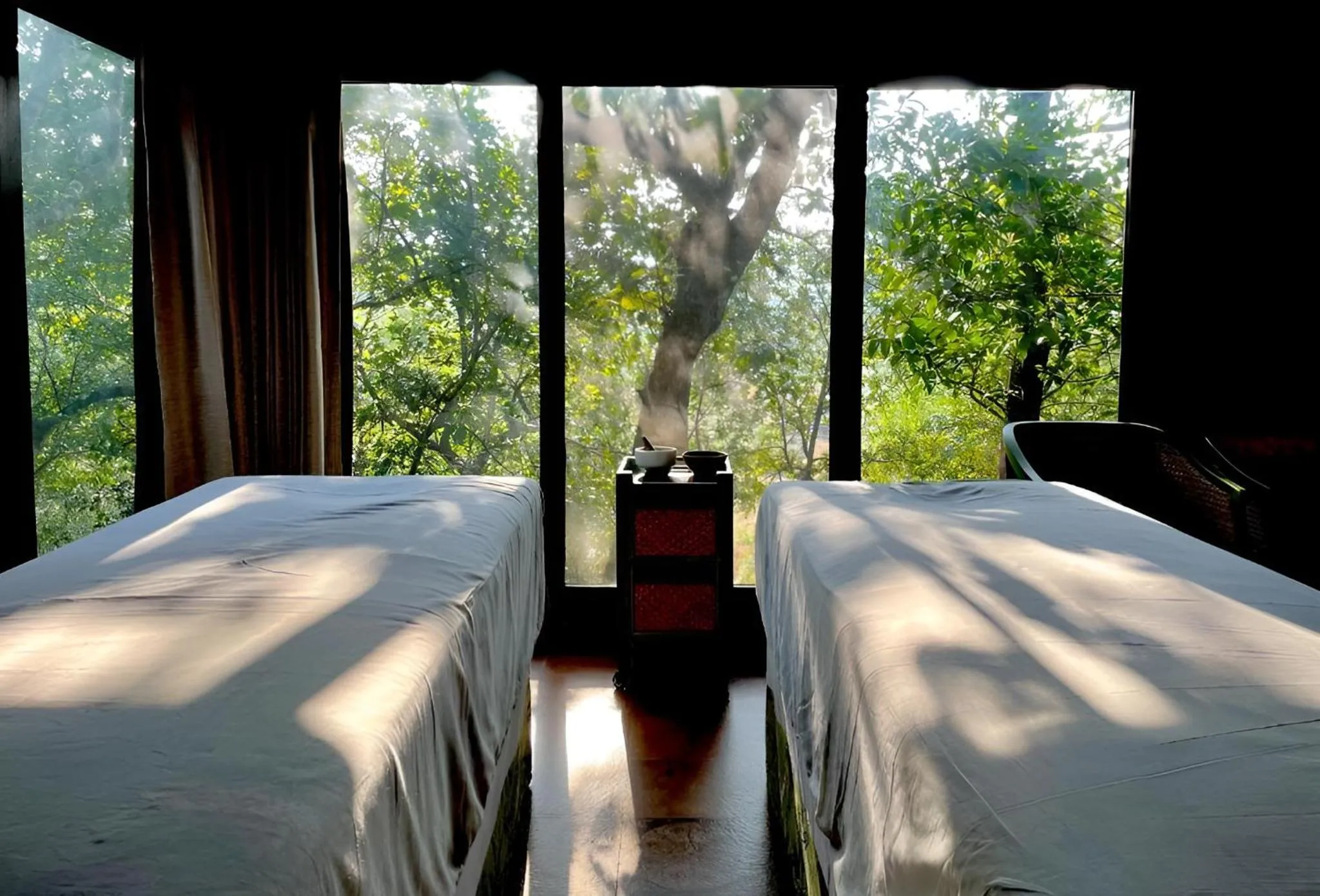 Spa and wellness centre/facilities, Bed in The Postcard Hideaway, Netravali Wildlife Sanctuary, Goa