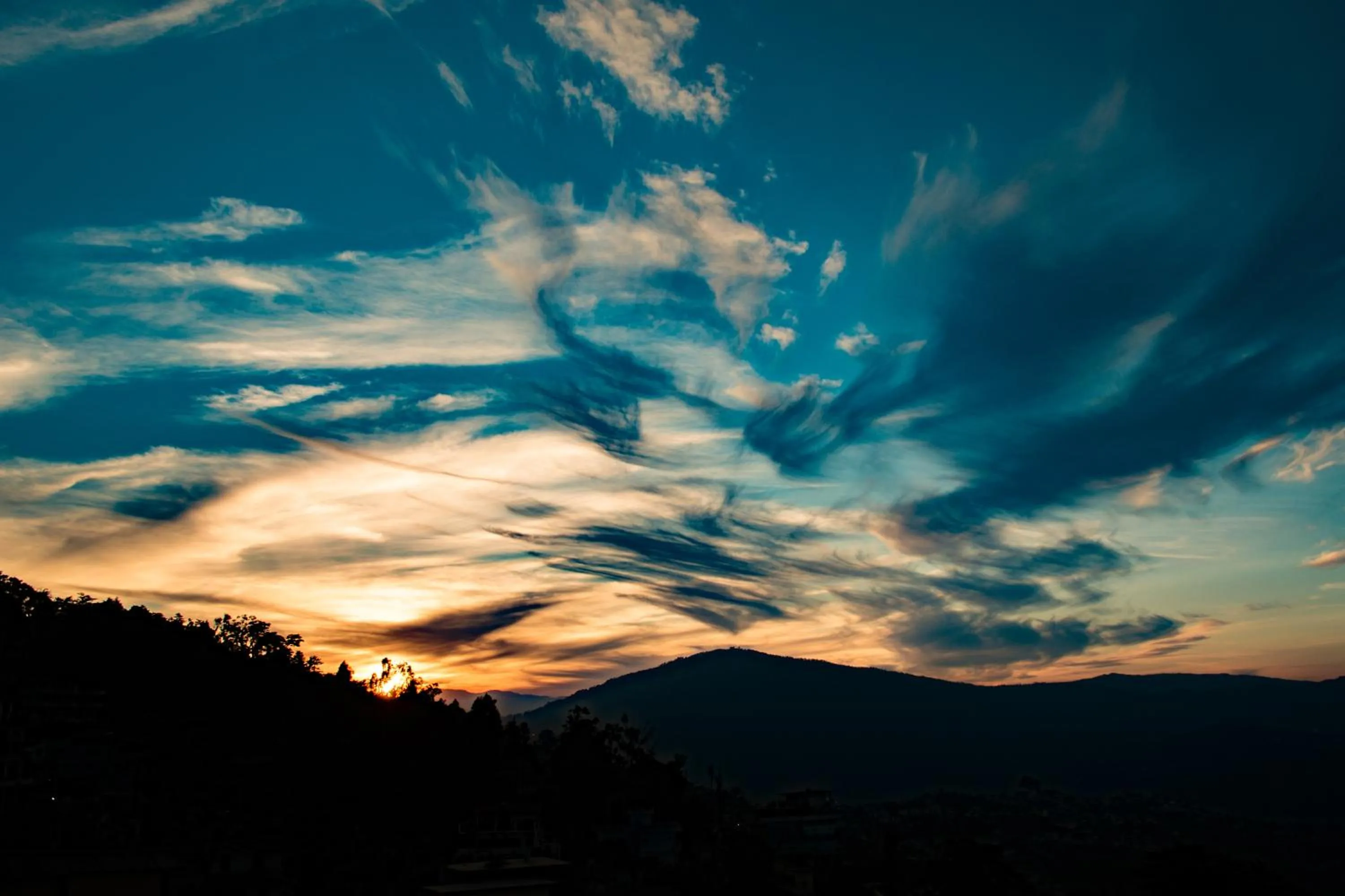 Natural landscape in Captains Paradise Luxury Resort at Mukteshwar Hill Station