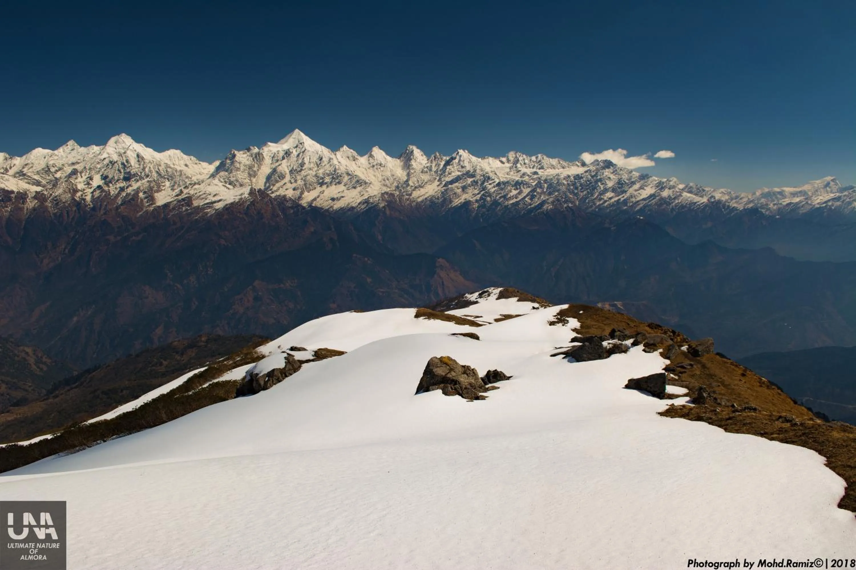 Natural landscape in Captains Paradise Luxury Resort at Mukteshwar Hill Station