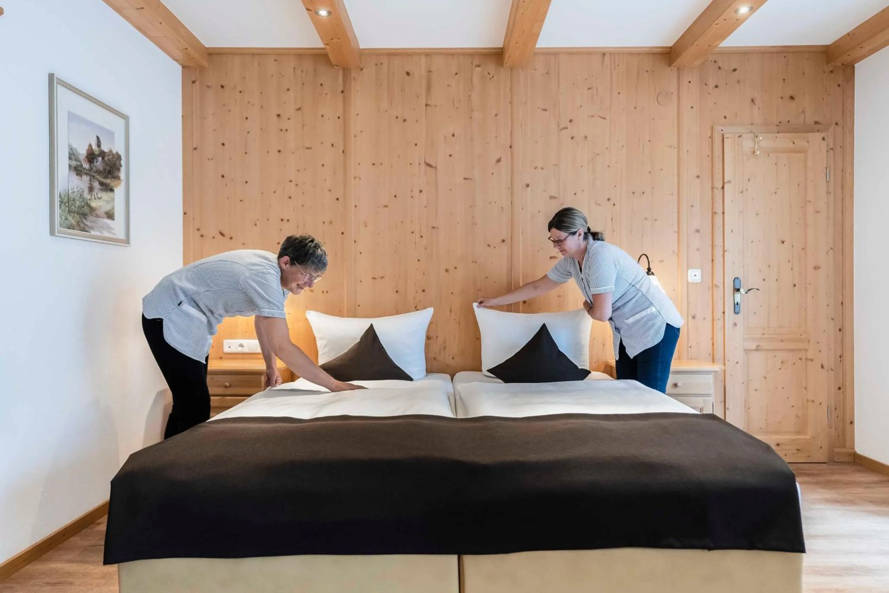 Bed in Hotel Bellevue