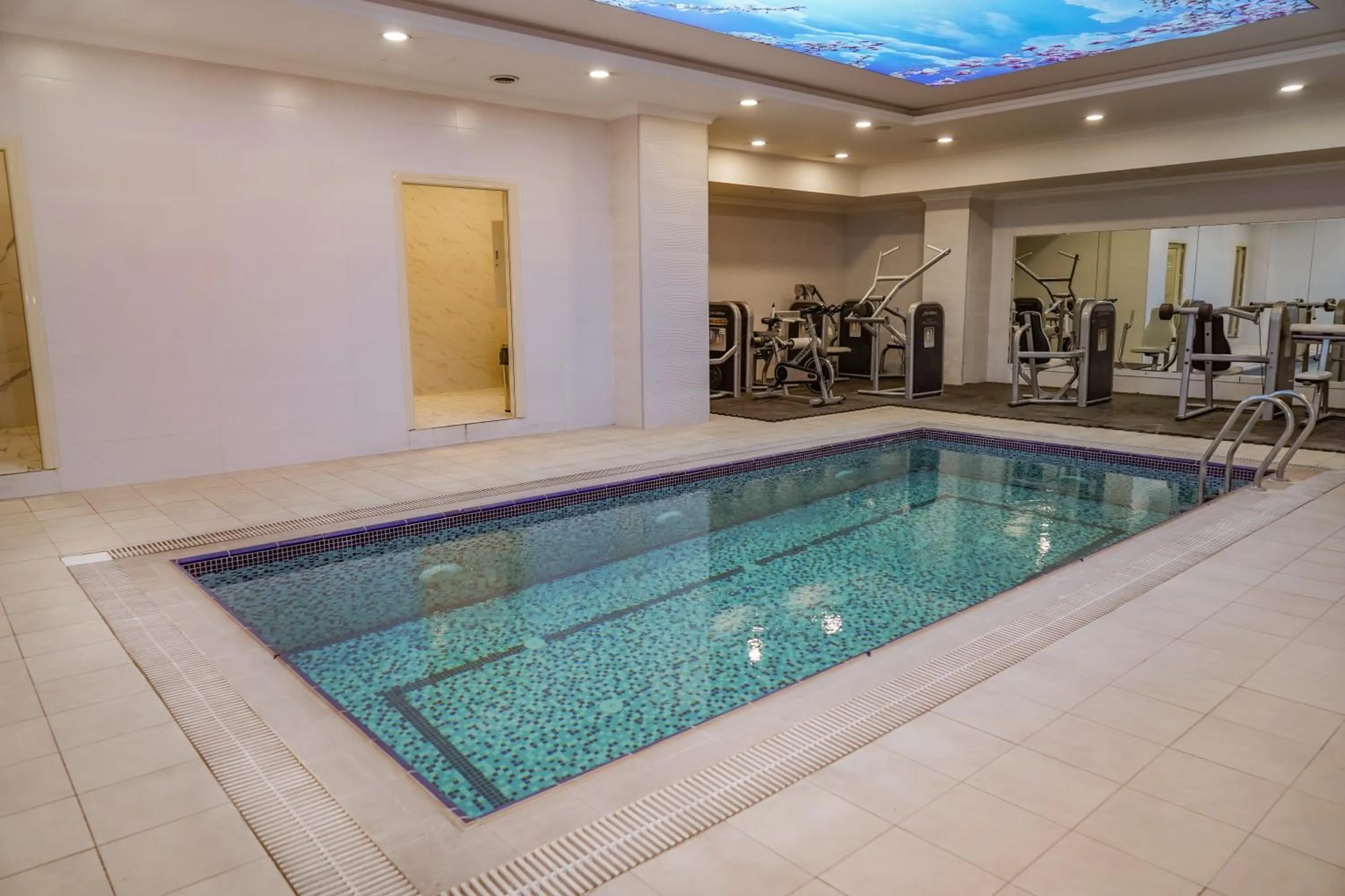 Pool view in Haden Hotel